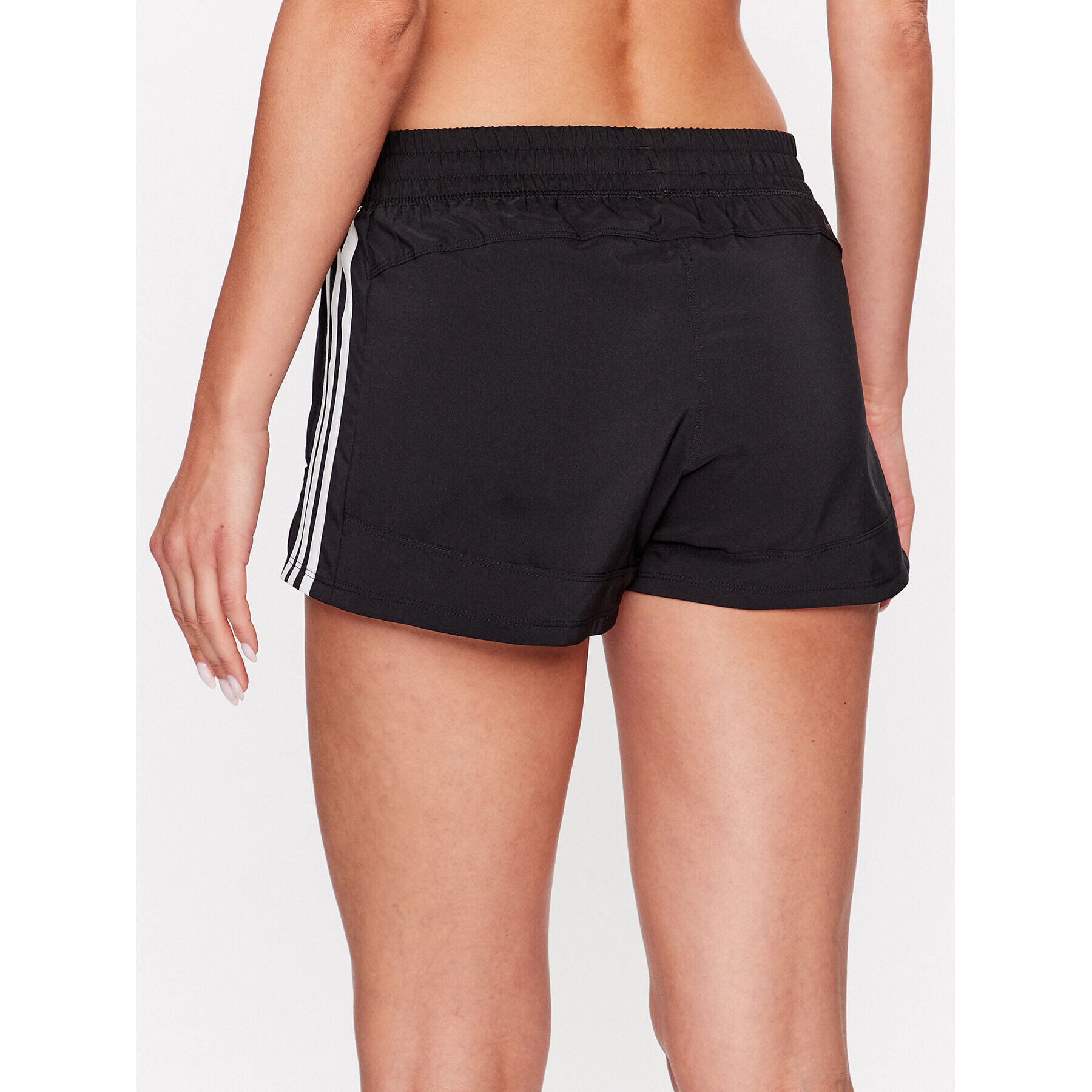 adidas Pantaloni scurți sport Pacer 3-Stripes Woven Shorts GH8146 Negru Regular Fit - Pled.ro