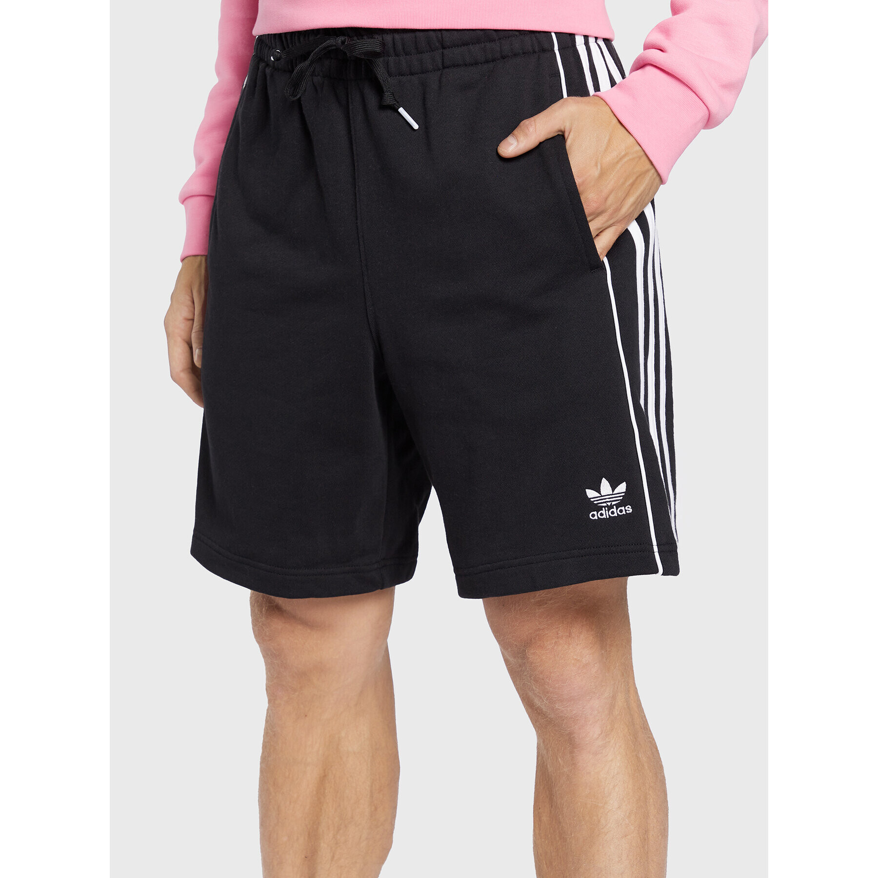 adidas Pantaloni scurți sport Rekive HK7307 Negru Regular Fit - Pled.ro