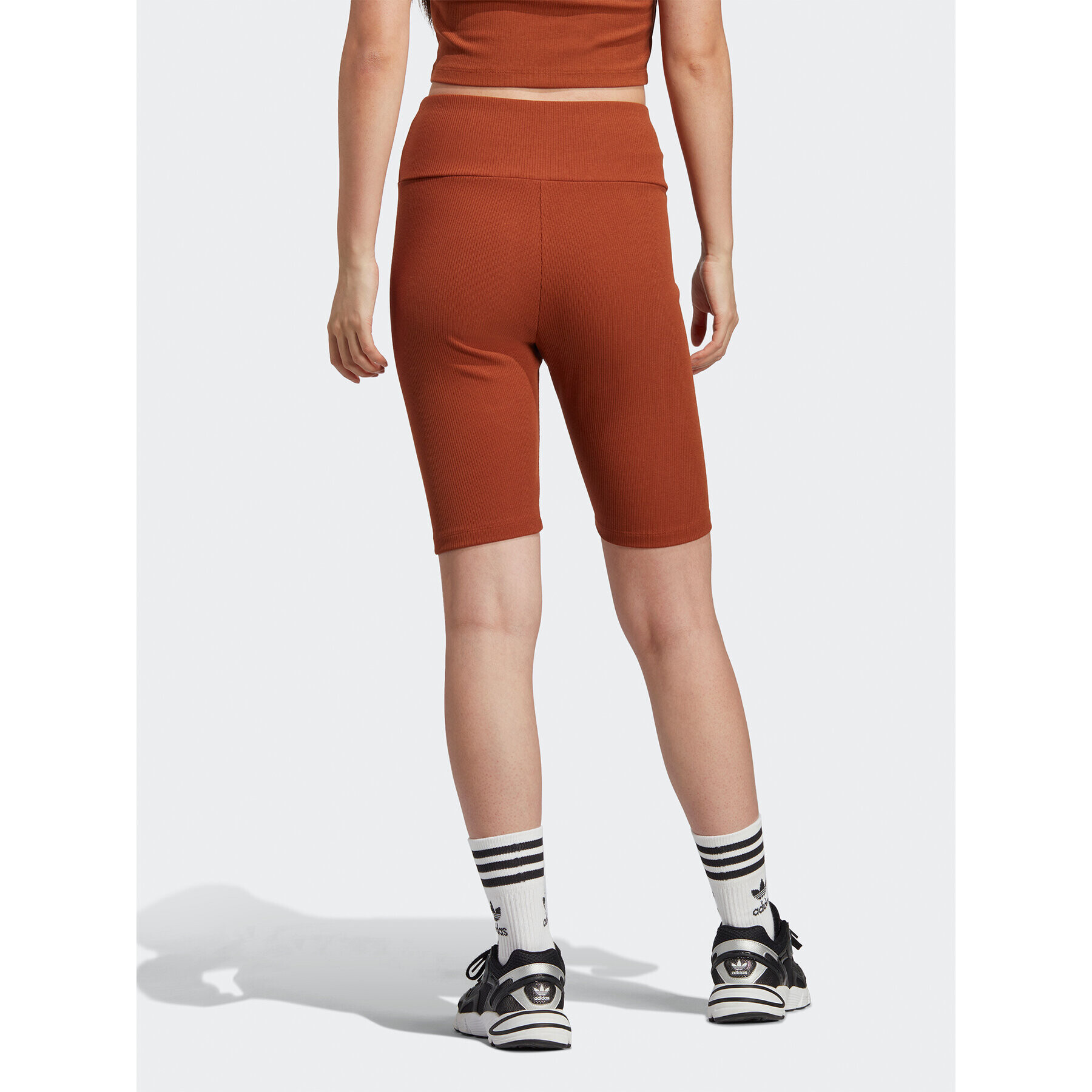 adidas Pantaloni scurți sport Rib Shorts IL9621 Maro - Pled.ro