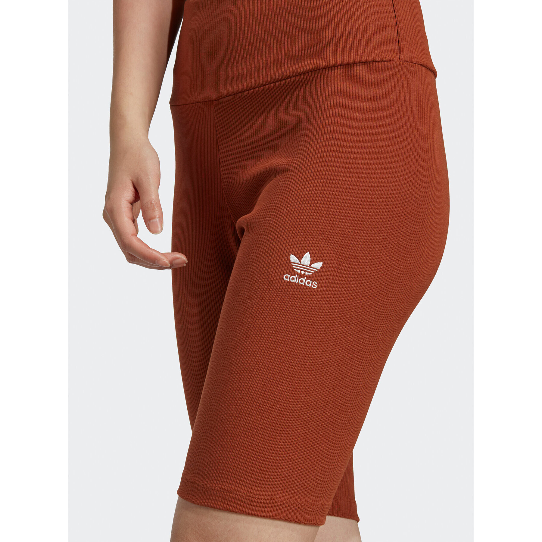 adidas Pantaloni scurți sport Rib Shorts IL9621 Maro - Pled.ro