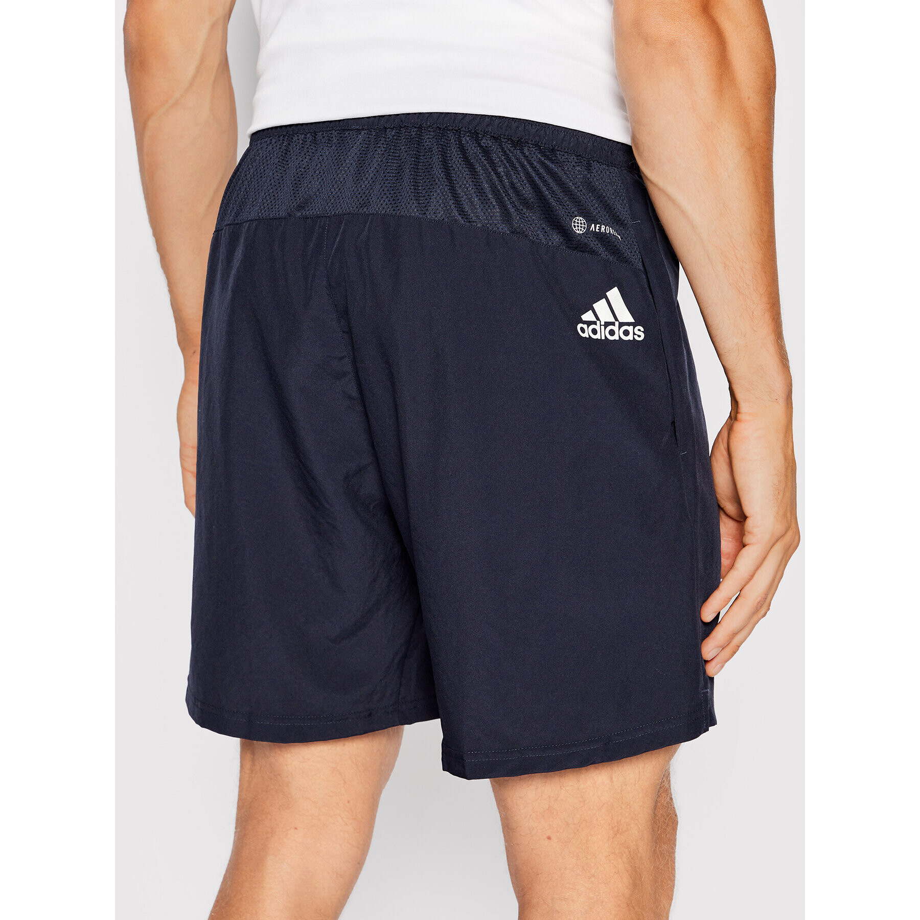 adidas Pantaloni scurți sport Run It HB7474 Bleumarin Relaxed Fit - Pled.ro