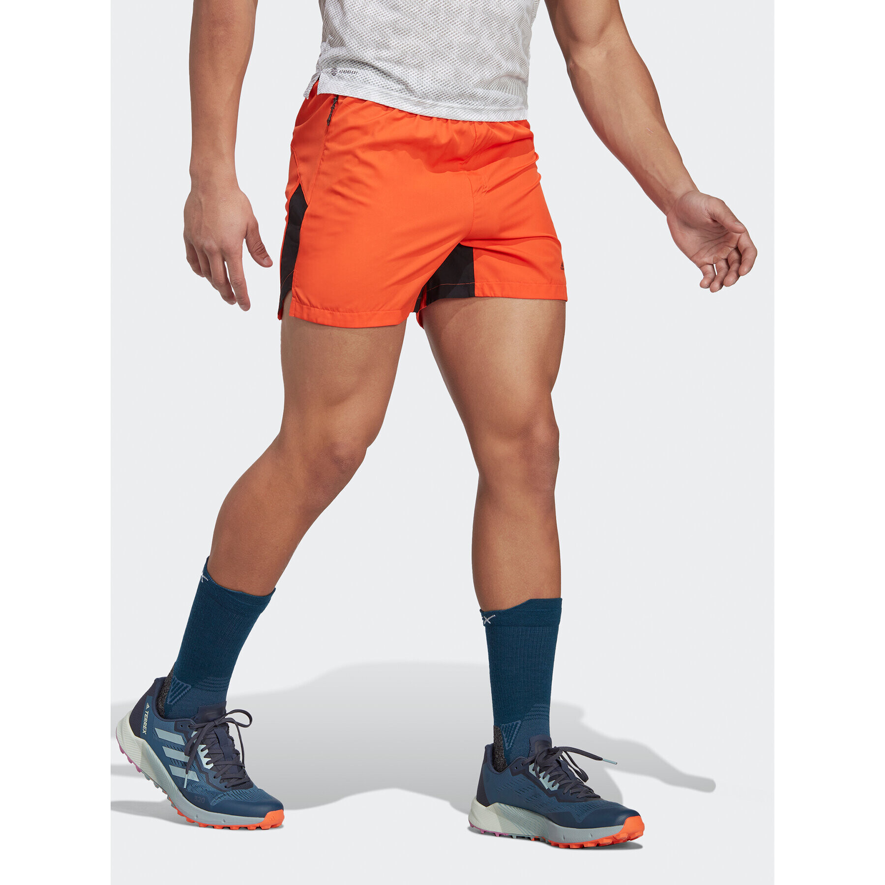 adidas Pantaloni scurți sport TERREX TRAIL RUNNING SHORTS HS9551 Portocaliu Slim Fit - Pled.ro