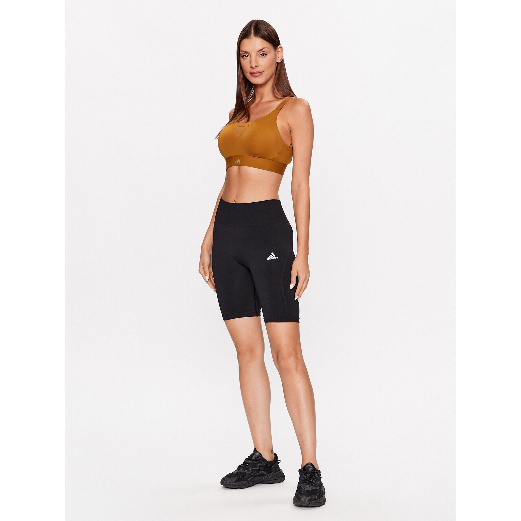 adidas Pantaloni scurți sport Training Seamless Short Leggings H49582 Negru - Pled.ro