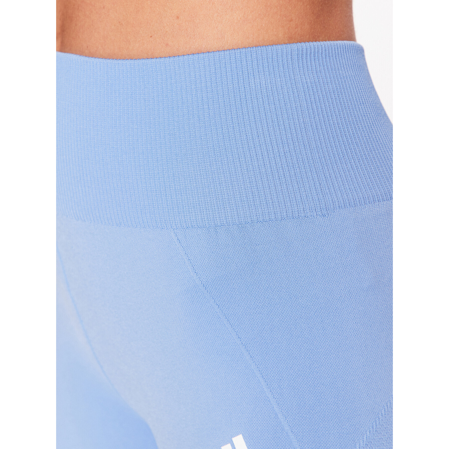 adidas Pantaloni scurți sport Training Seamless Short Leggings H49584 Albastru - Pled.ro