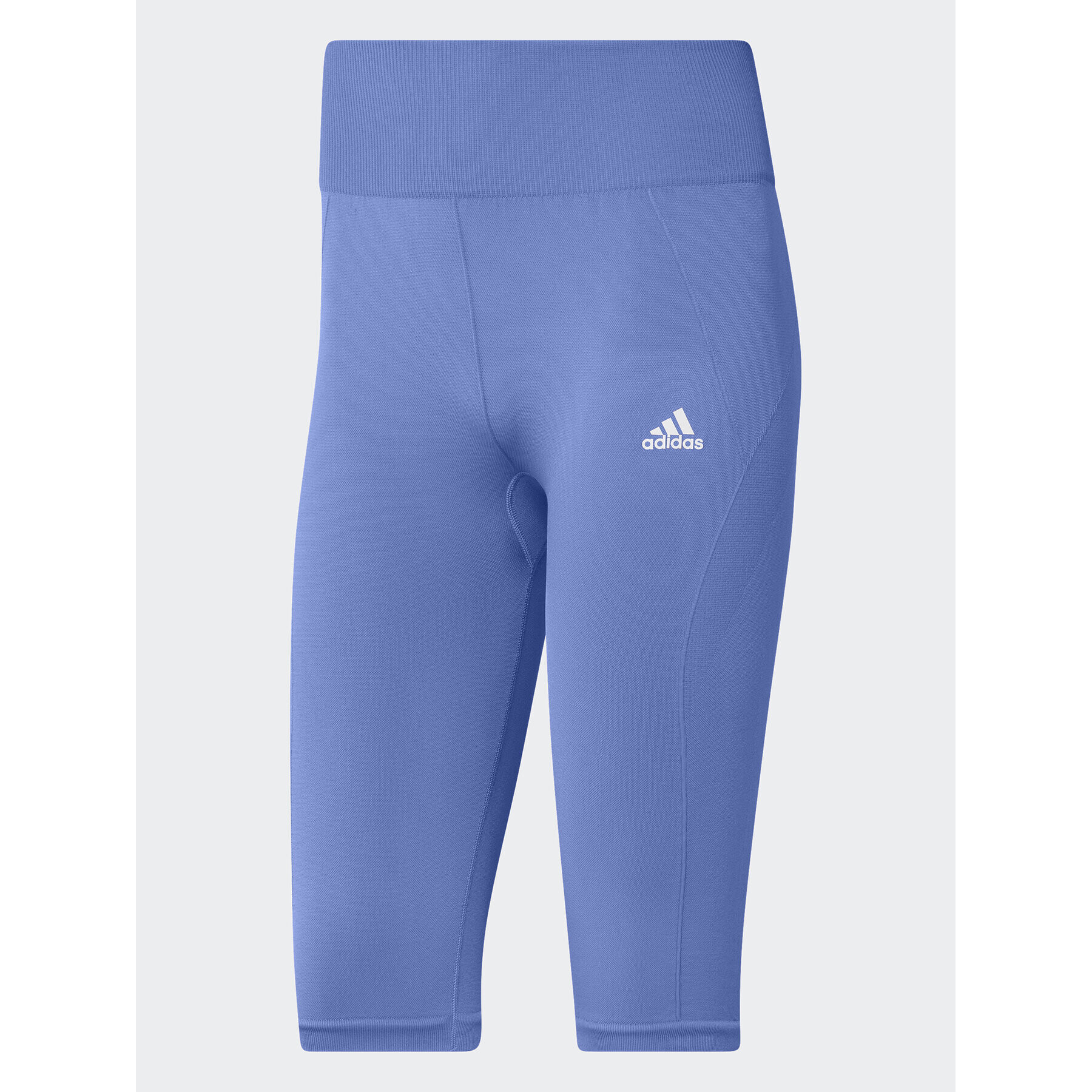 adidas Pantaloni scurți sport Training Seamless Short Leggings H49584 Albastru - Pled.ro