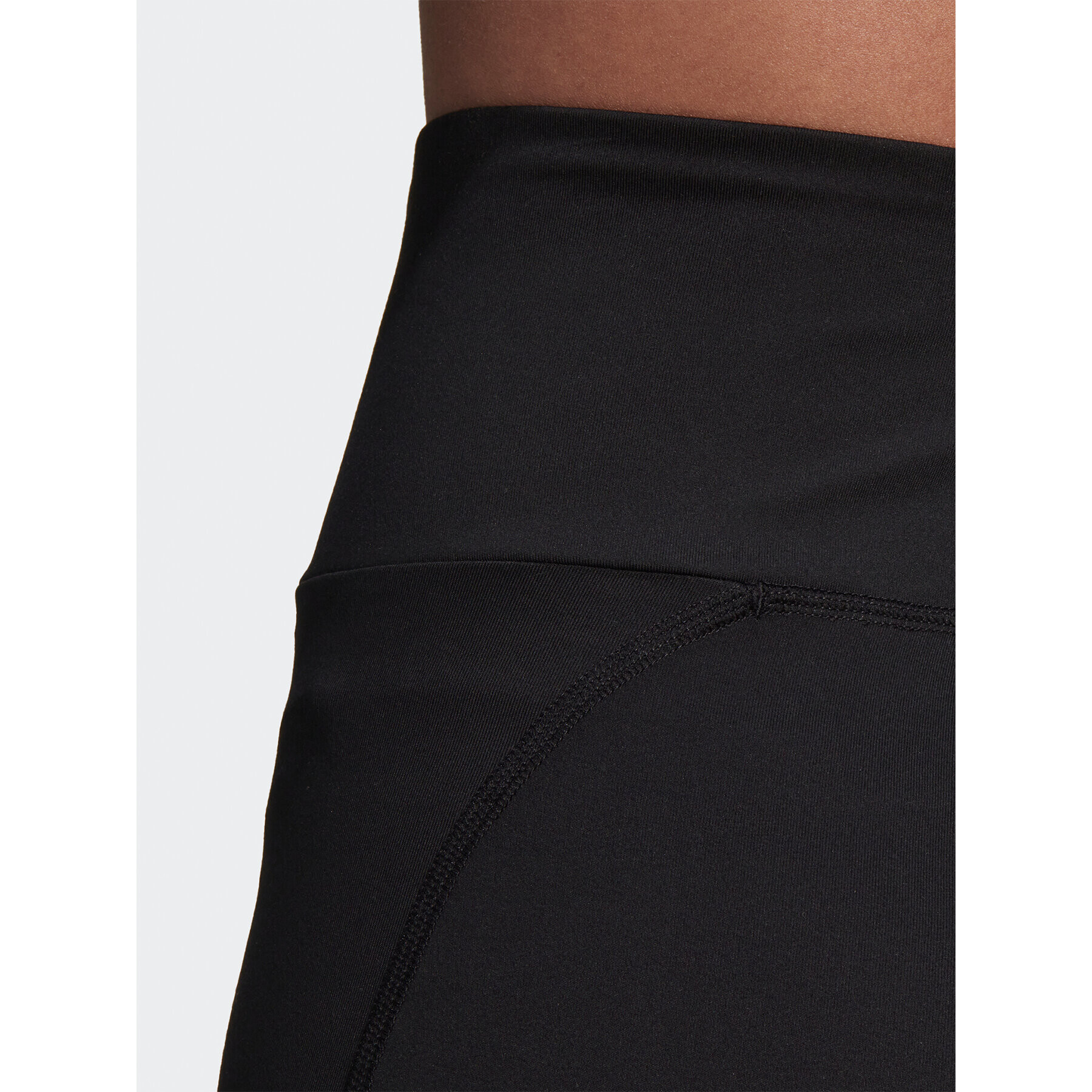 adidas Pantaloni scurți sport Yoga Essentials High-Waisted Short Leggings HD6825 Negru - Pled.ro