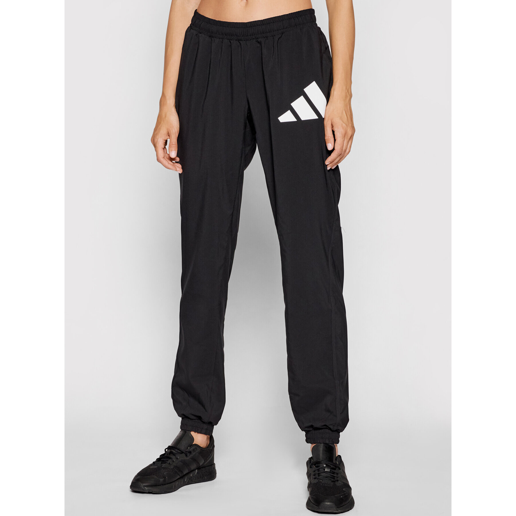 adidas Performance adidas Pantaloni trening 3 Bar Logo Warm-Up GL0675 Negru Regular Fit - Pled.ro