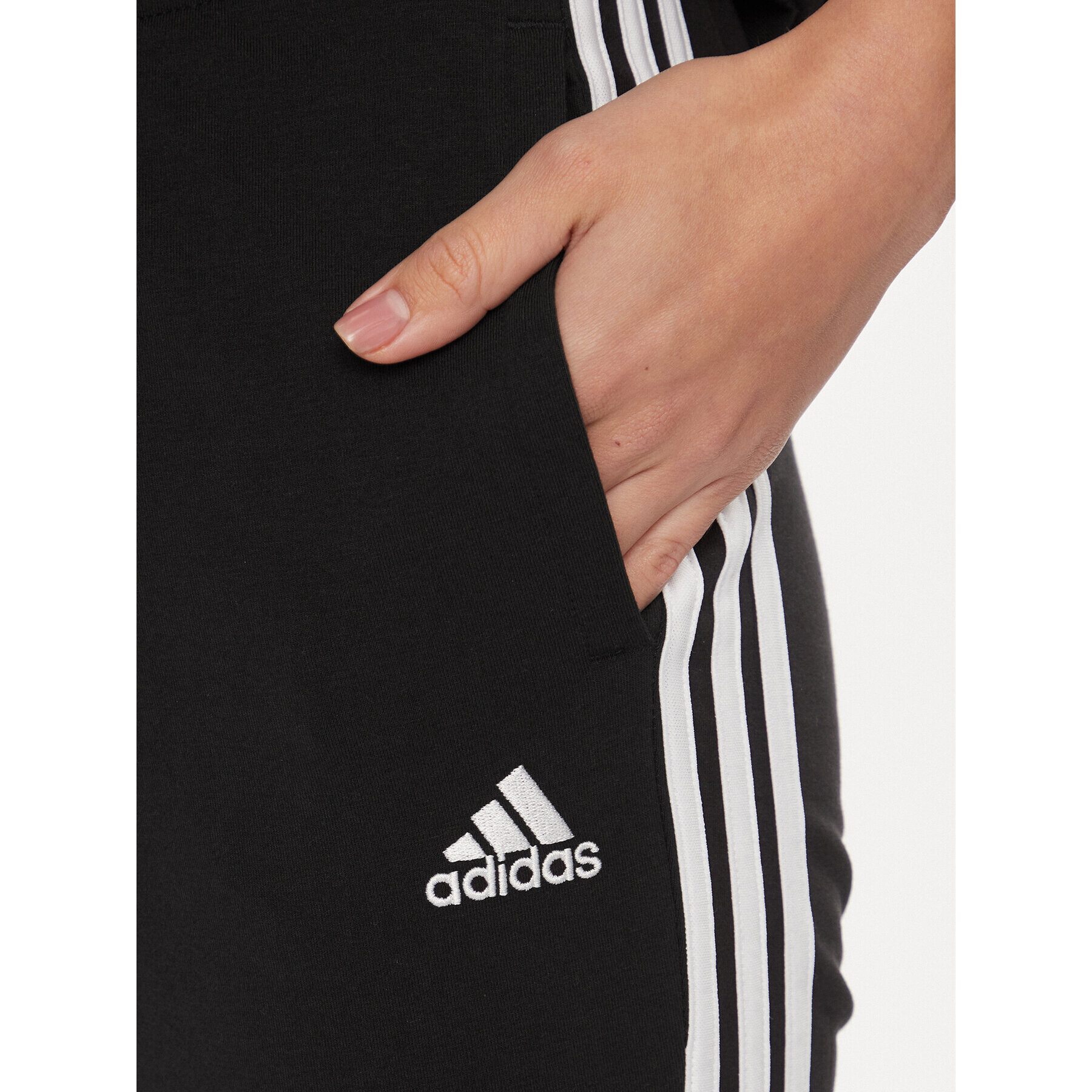 adidas Pantaloni trening 3-Stripes GM5542 Negru Slim Fit - Pled.ro