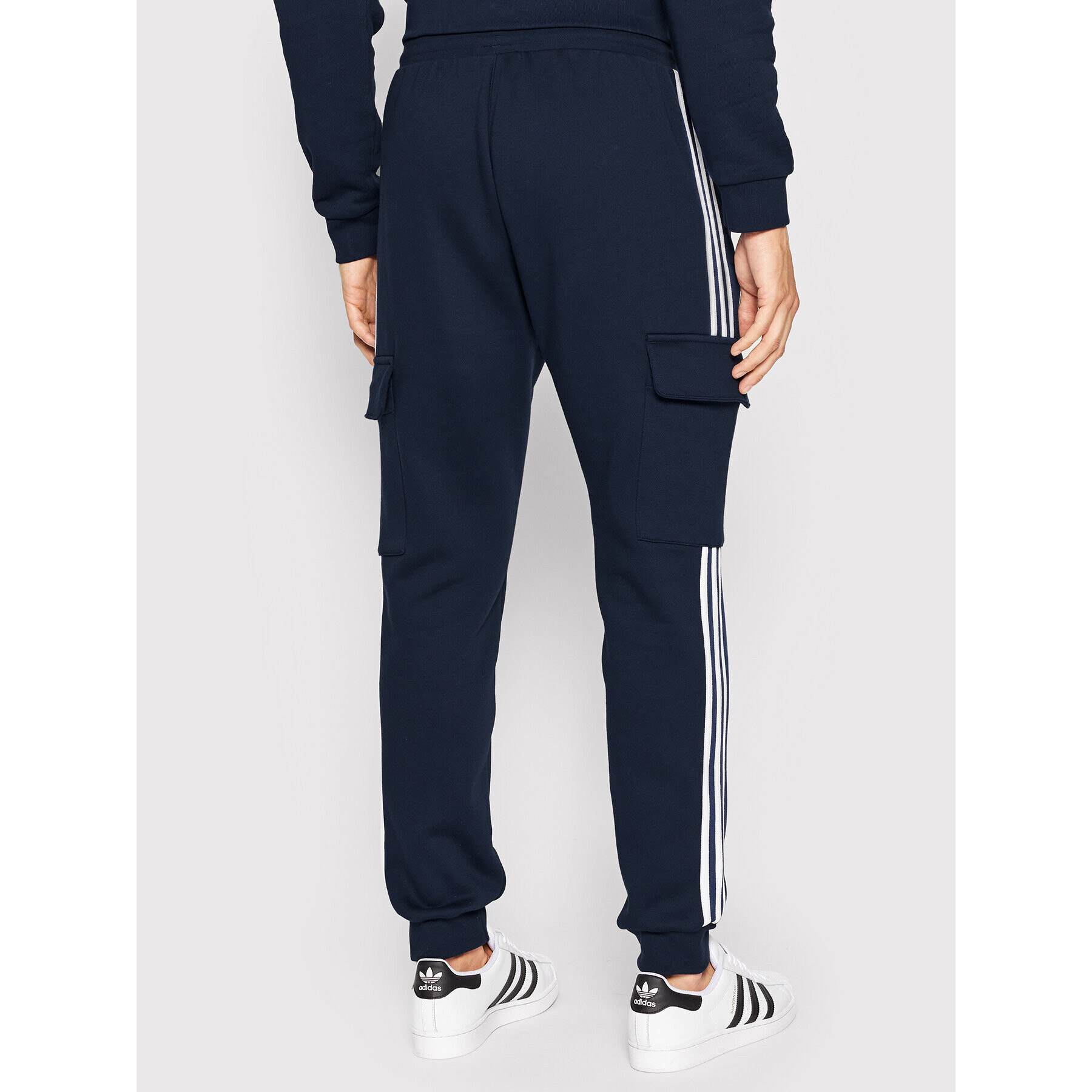 adidas Pantaloni trening 3 Stripes HK9687 Bleumarin Regular Fit - Pled.ro