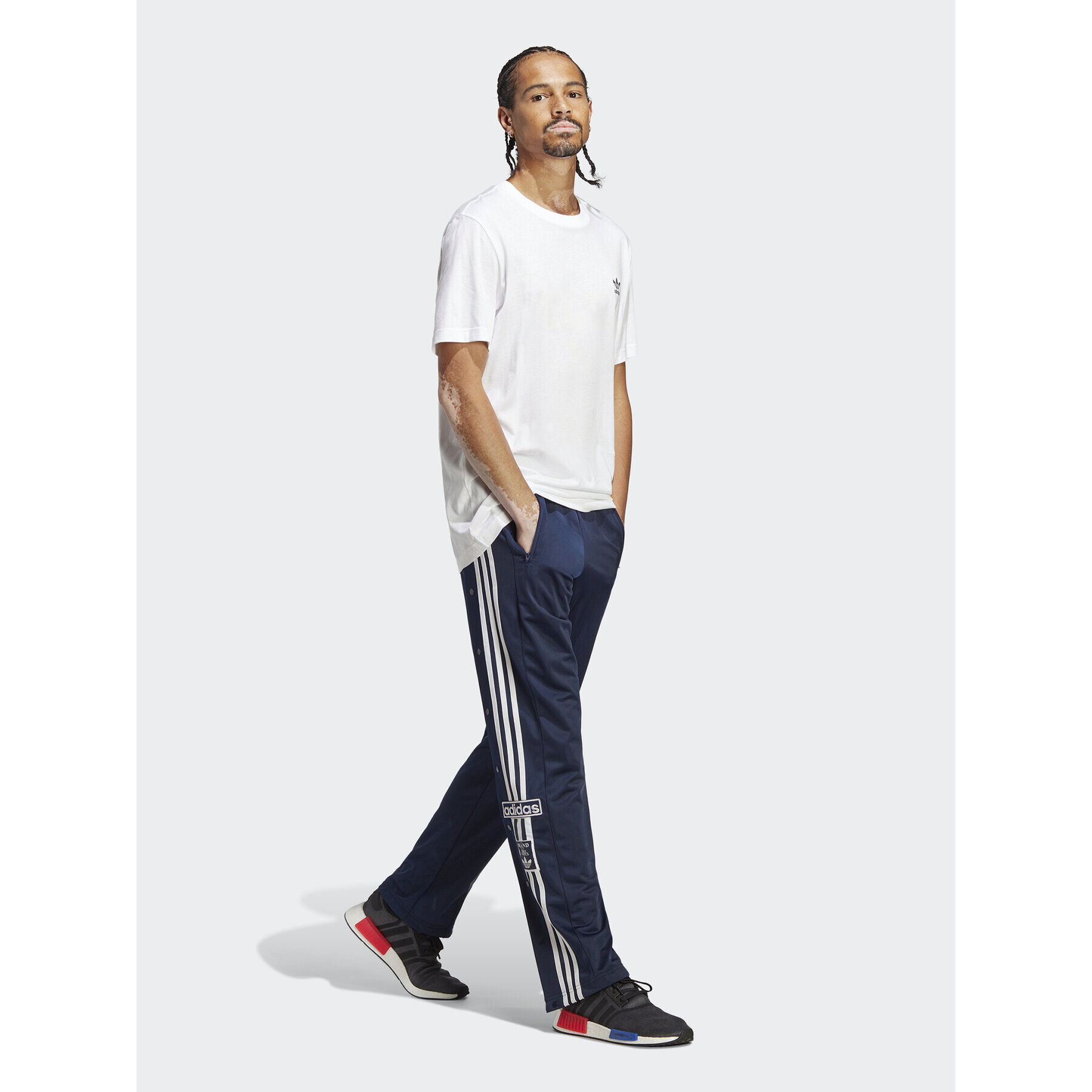 adidas Pantaloni trening Adicolor Classics Adibreak Tracksuit Bottoms HR3366 Albastru Regular Fit - Pled.ro