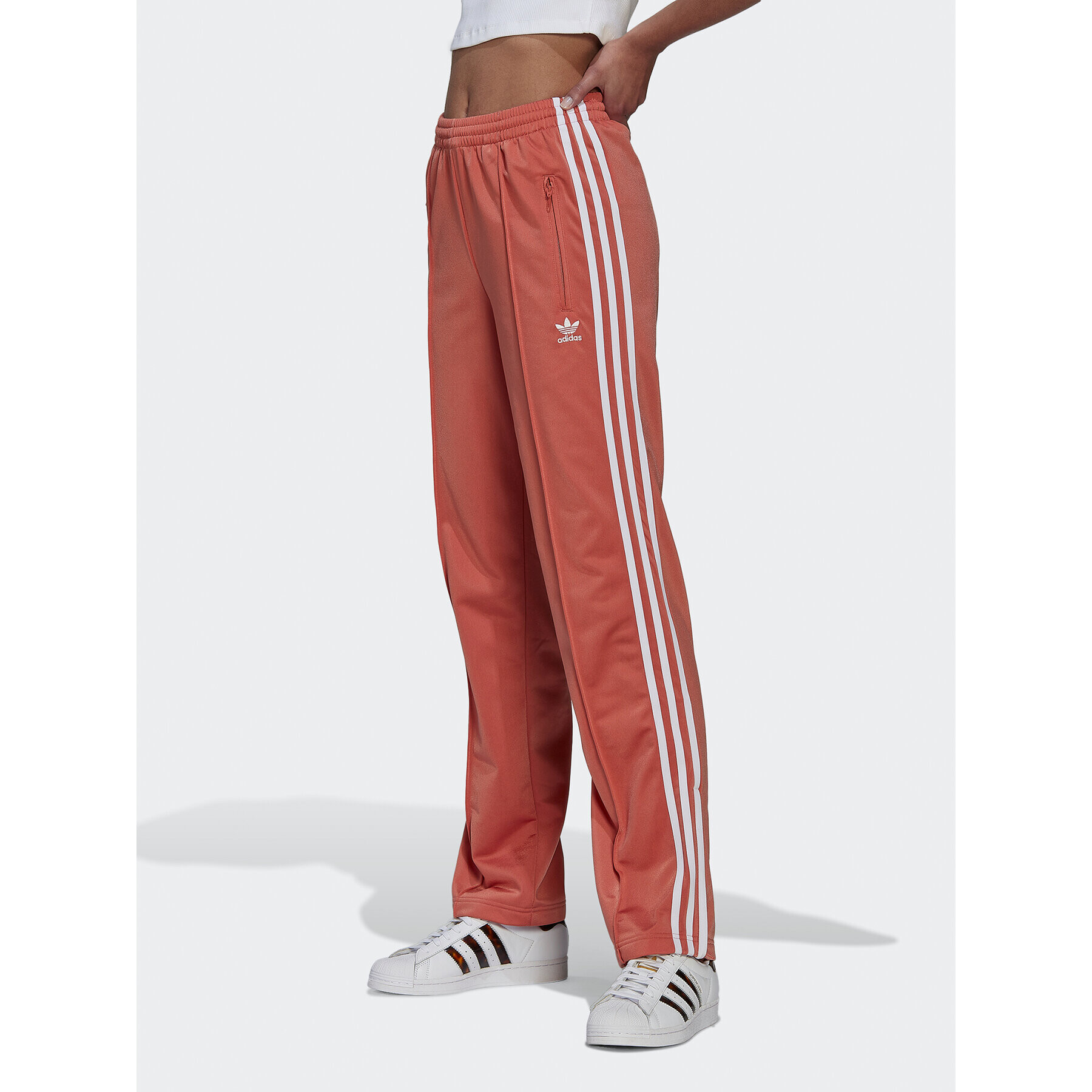 adidas Pantaloni trening adicolor Classics Firebird Primeblue HN5898 Portocaliu Regular Fit - Pled.ro