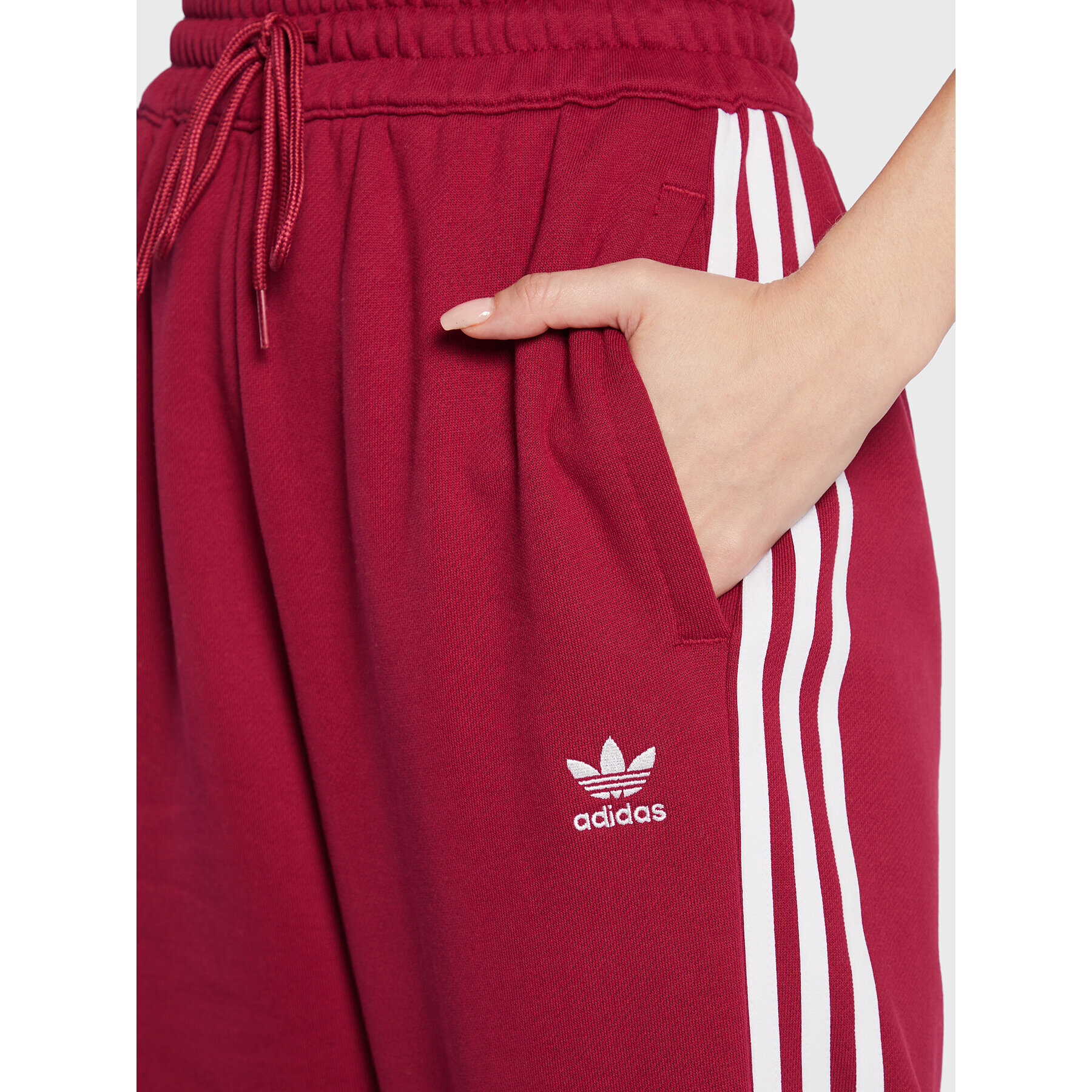 adidas Pantaloni trening adicolor Classics HM2146 Vișiniu Relaxed Fit - Pled.ro