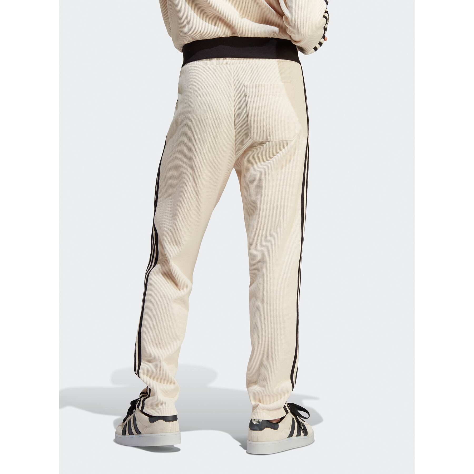 adidas Pantaloni trening Adicolor Classics Waffle Beckenbauer Joggers HR3308 Bej Slim Fit - Pled.ro