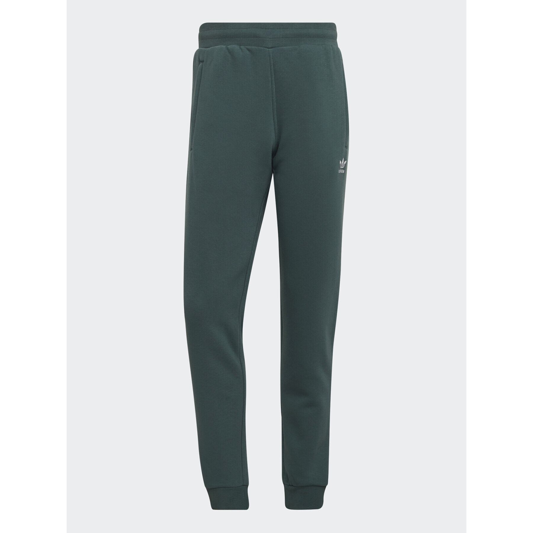 adidas Pantaloni trening adicolor Essentails Trefoil HK0106 Verde Slim Fit - Pled.ro