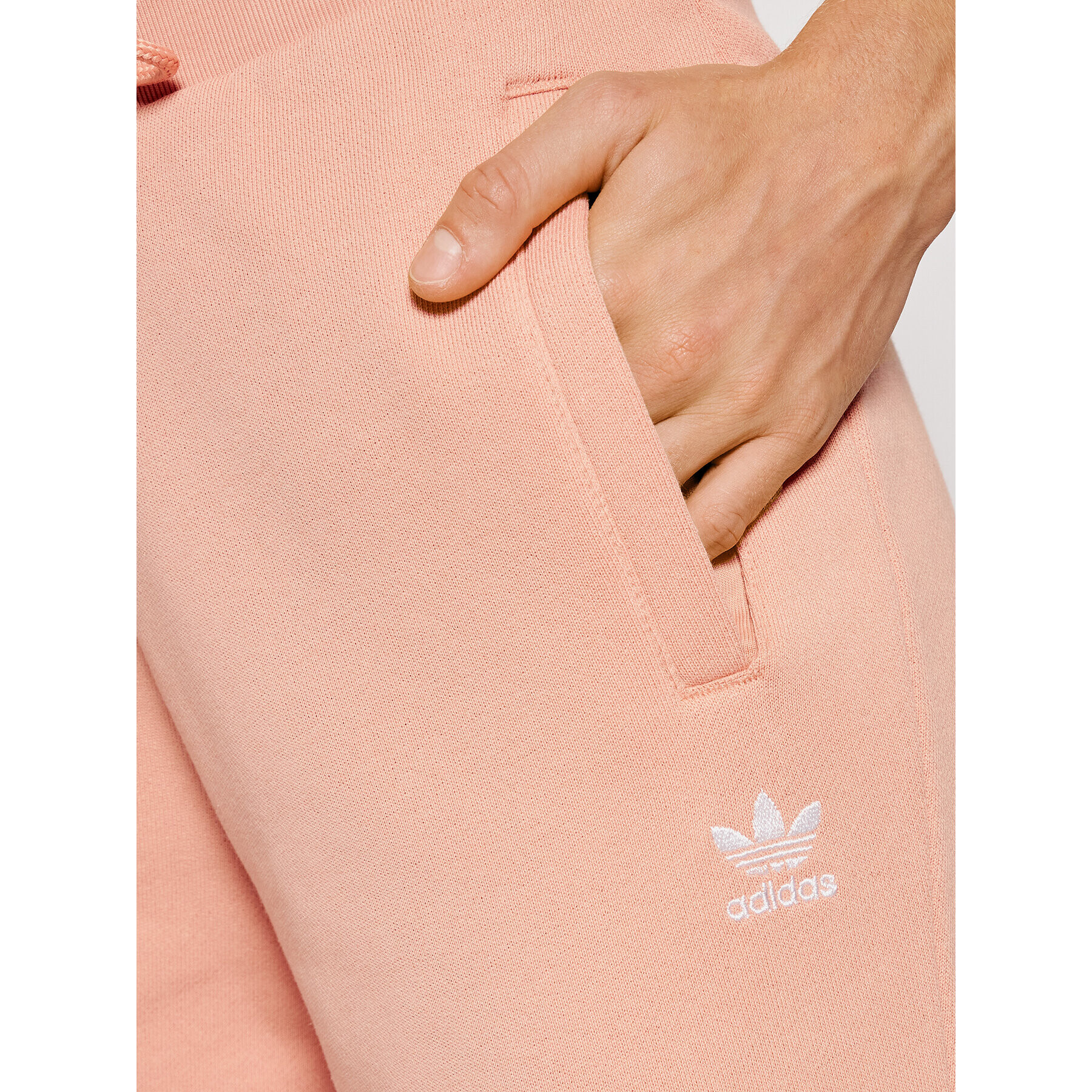 adidas Pantaloni trening adicolor Essentials H37874 Roz Slim Fit - Pled.ro