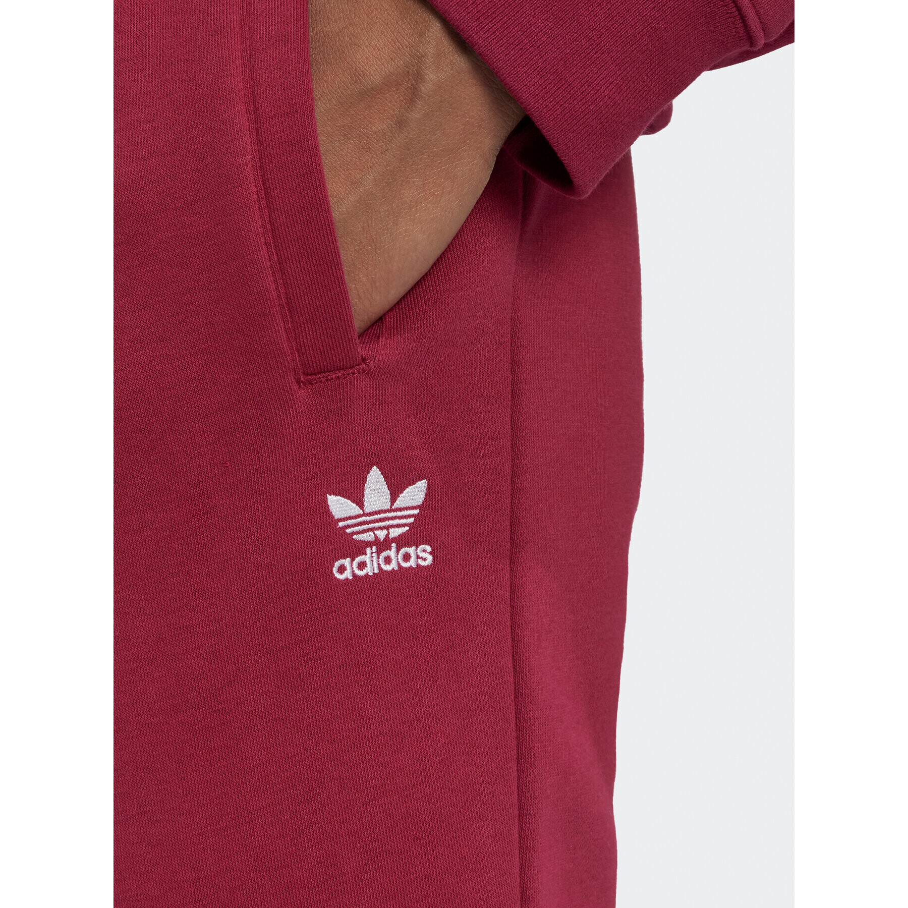 adidas Pantaloni trening adicolor Essentials HM1838 Roz Slim Fit - Pled.ro