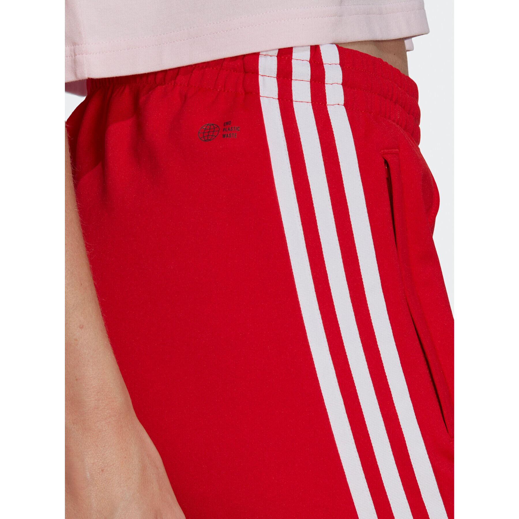 adidas Pantaloni trening Adicolor SST Tracksuit Bottoms IB5917 Roșu Slim Fit - Pled.ro