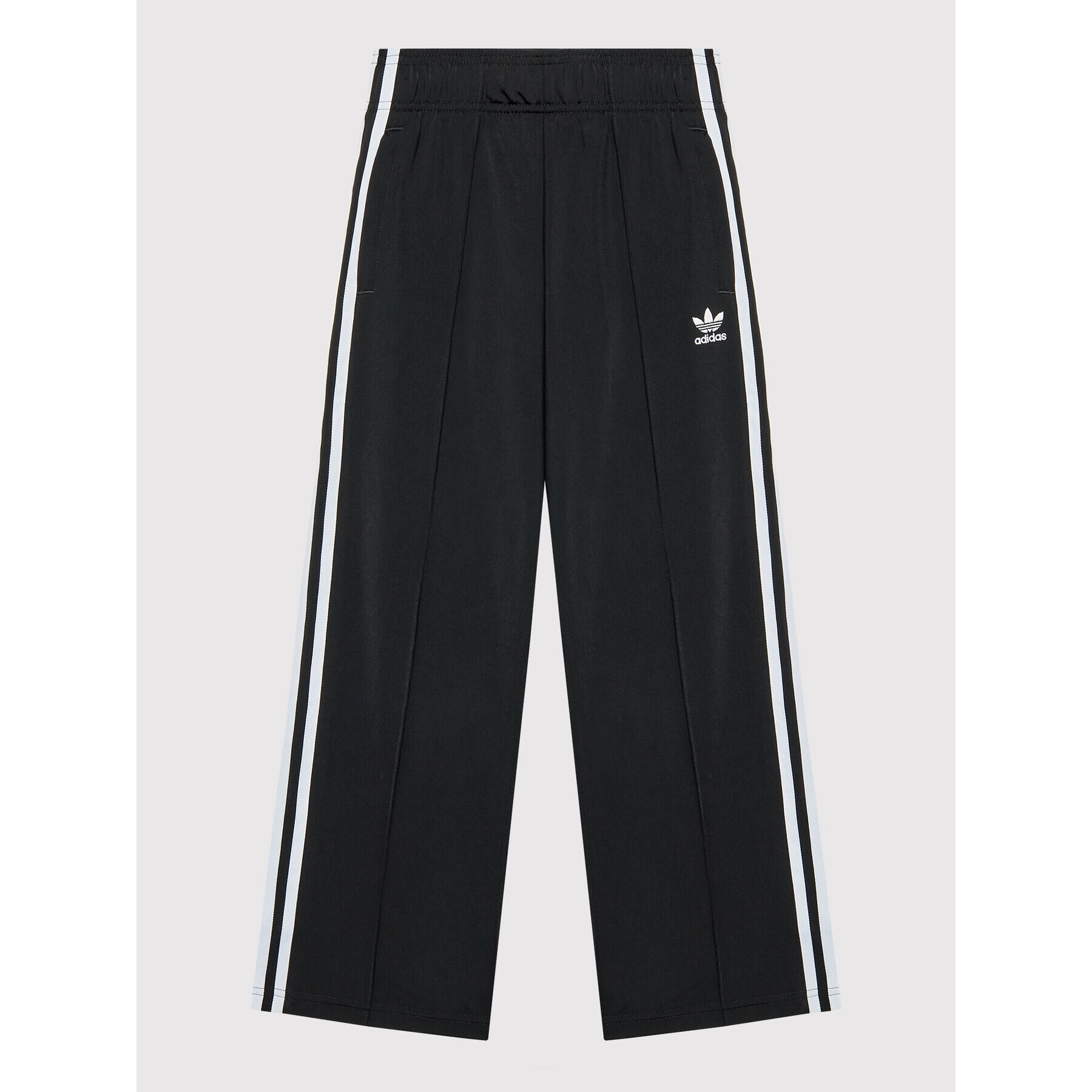 adidas Pantaloni trening adicolor Wide HK0347 Negru Regular Fit - Pled.ro