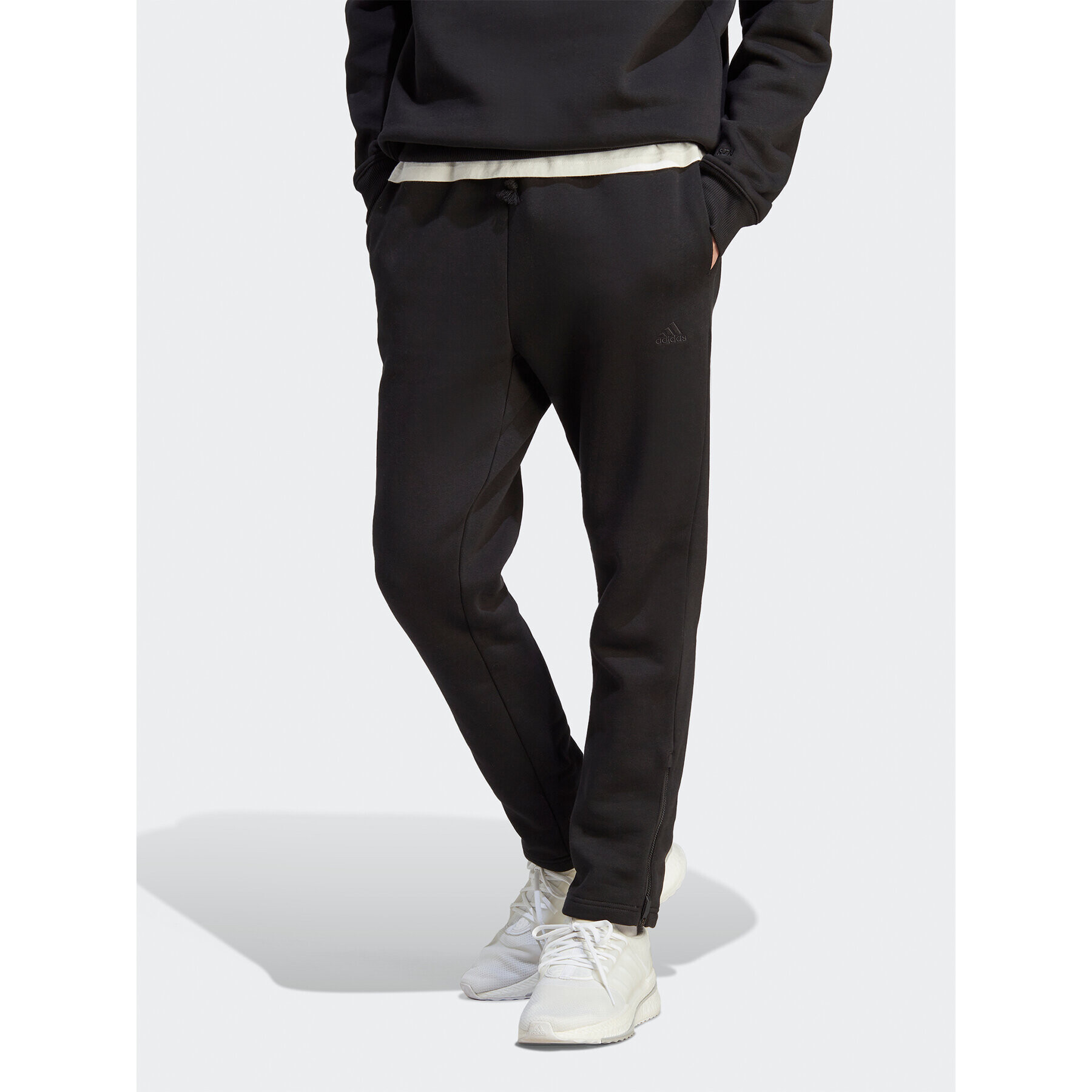 adidas Pantaloni trening All SZN Fleece IB4070 Negru Regular Fit - Pled.ro