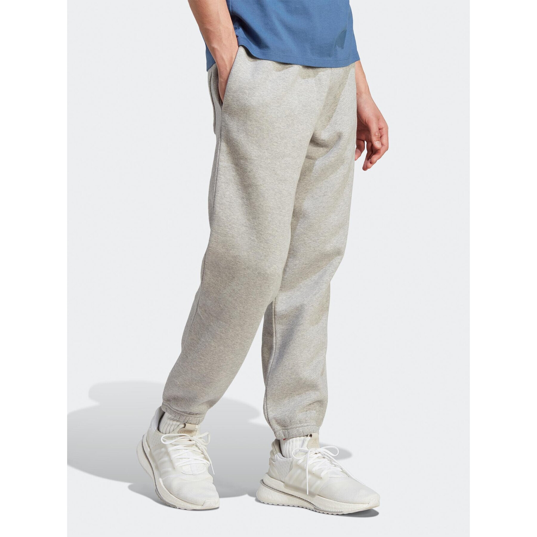 adidas Pantaloni trening All SZN Fleece IJ6882 Gri Regular Fit - Pled.ro