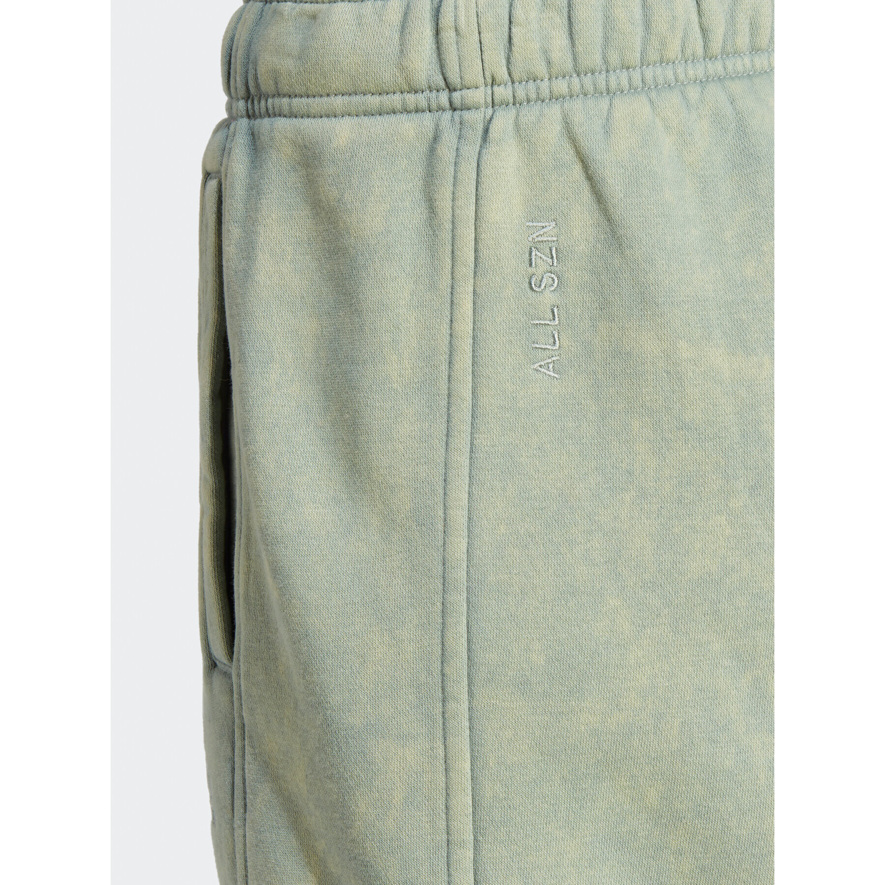 adidas Pantaloni trening ALL SZN Fleece Washed IL3272 Verde Loose Fit - Pled.ro