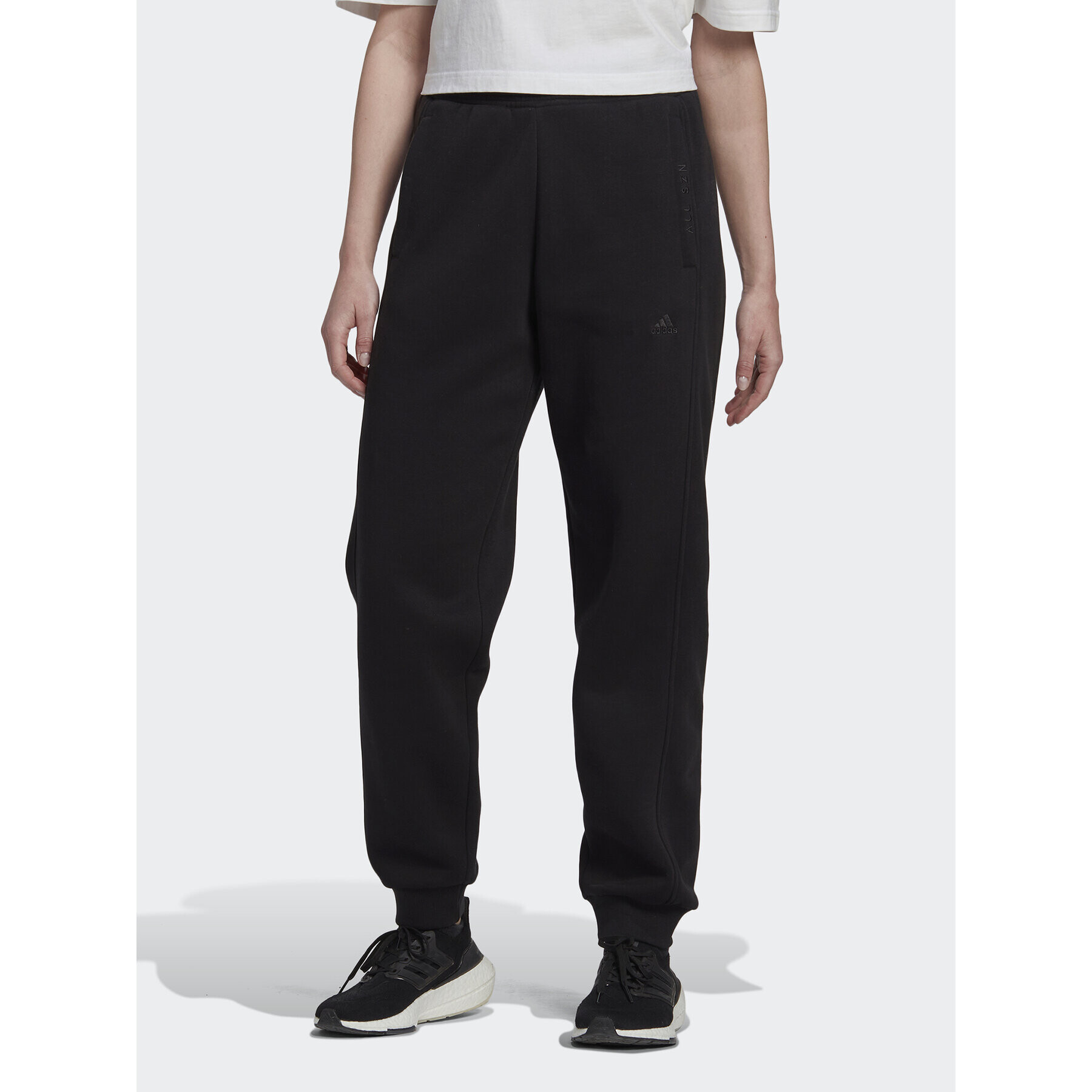 adidas Pantaloni trening All Szn HK0439 Negru Relaxed Fit - Pled.ro