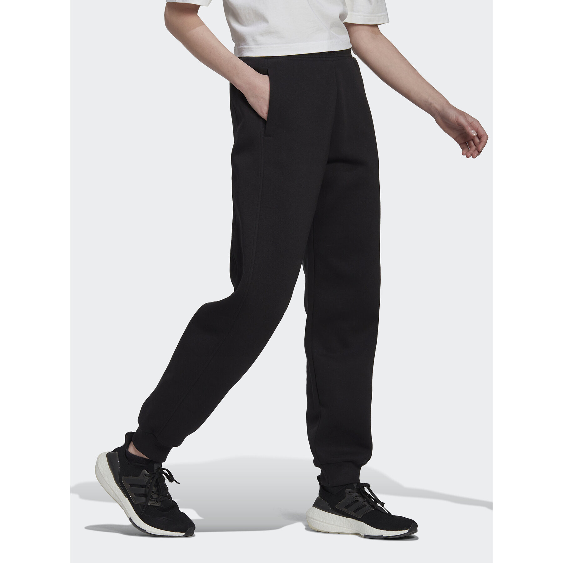 adidas Pantaloni trening All Szn HK0439 Negru Relaxed Fit - Pled.ro