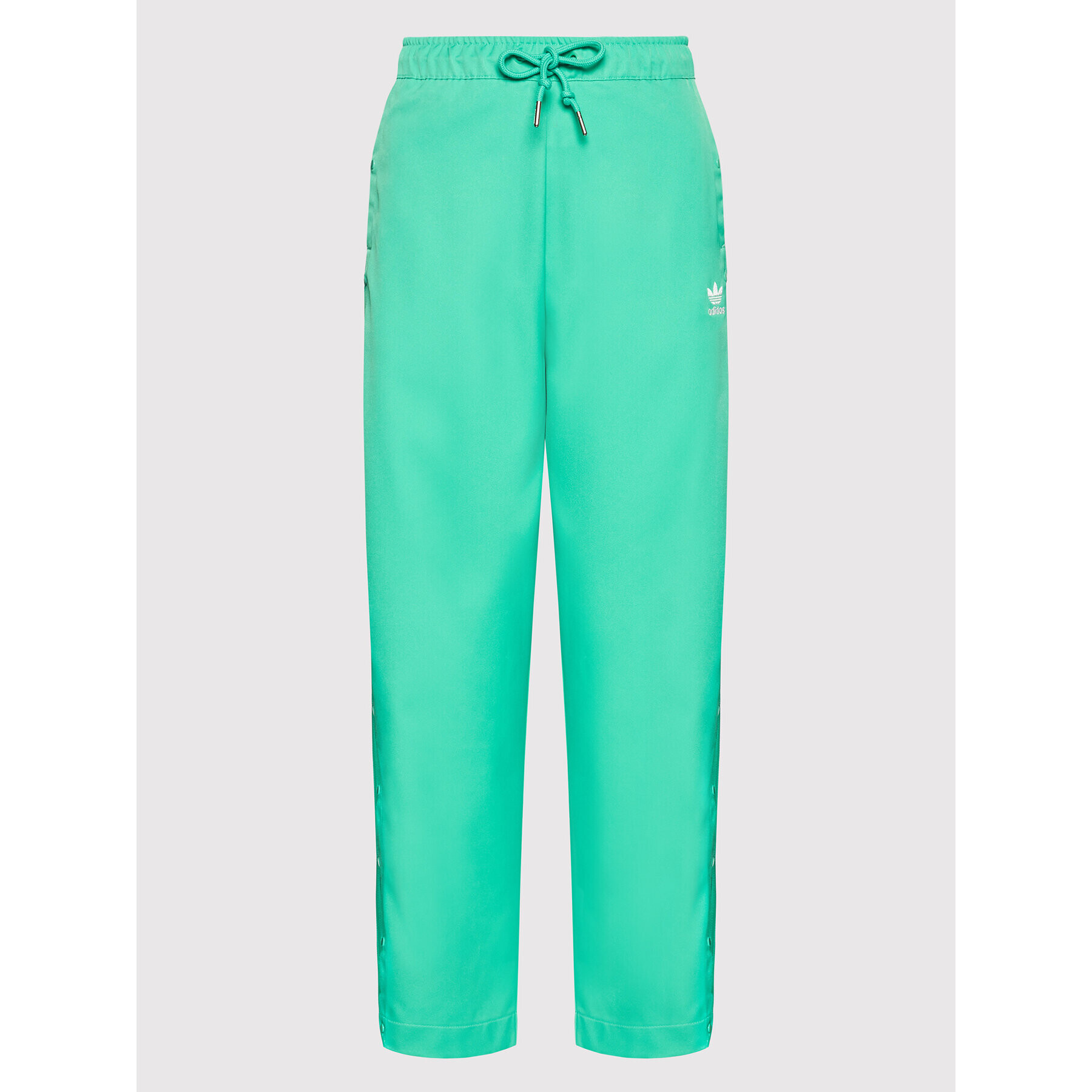 adidas Pantaloni trening Always Original HF2007 Verde Relaxed Fit - Pled.ro