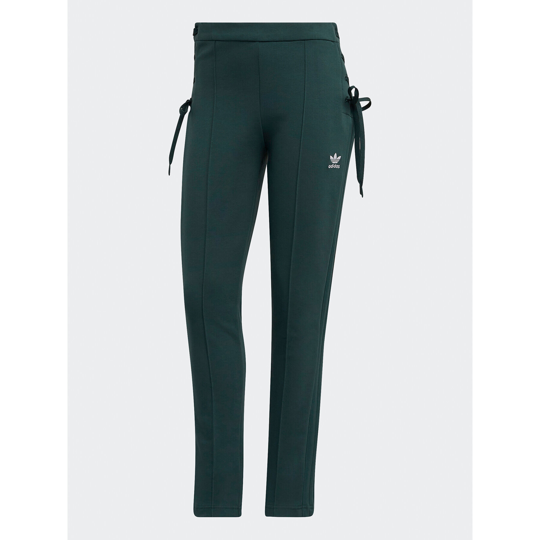 adidas Pantaloni trening Always Original Laced HK5083 Verde Slim Fit - Pled.ro