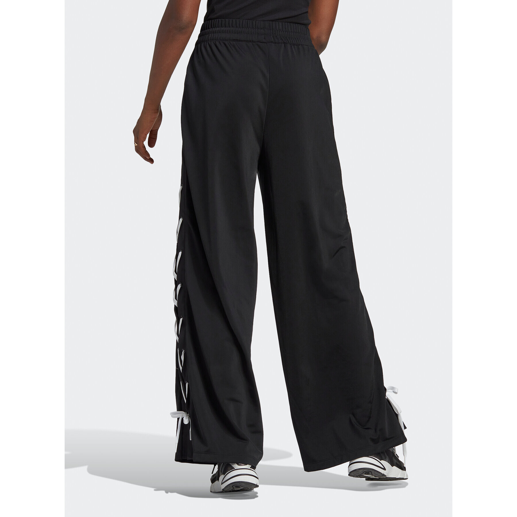 adidas Pantaloni trening Always Original Laced HK5085 Negru Loose Fit - Pled.ro