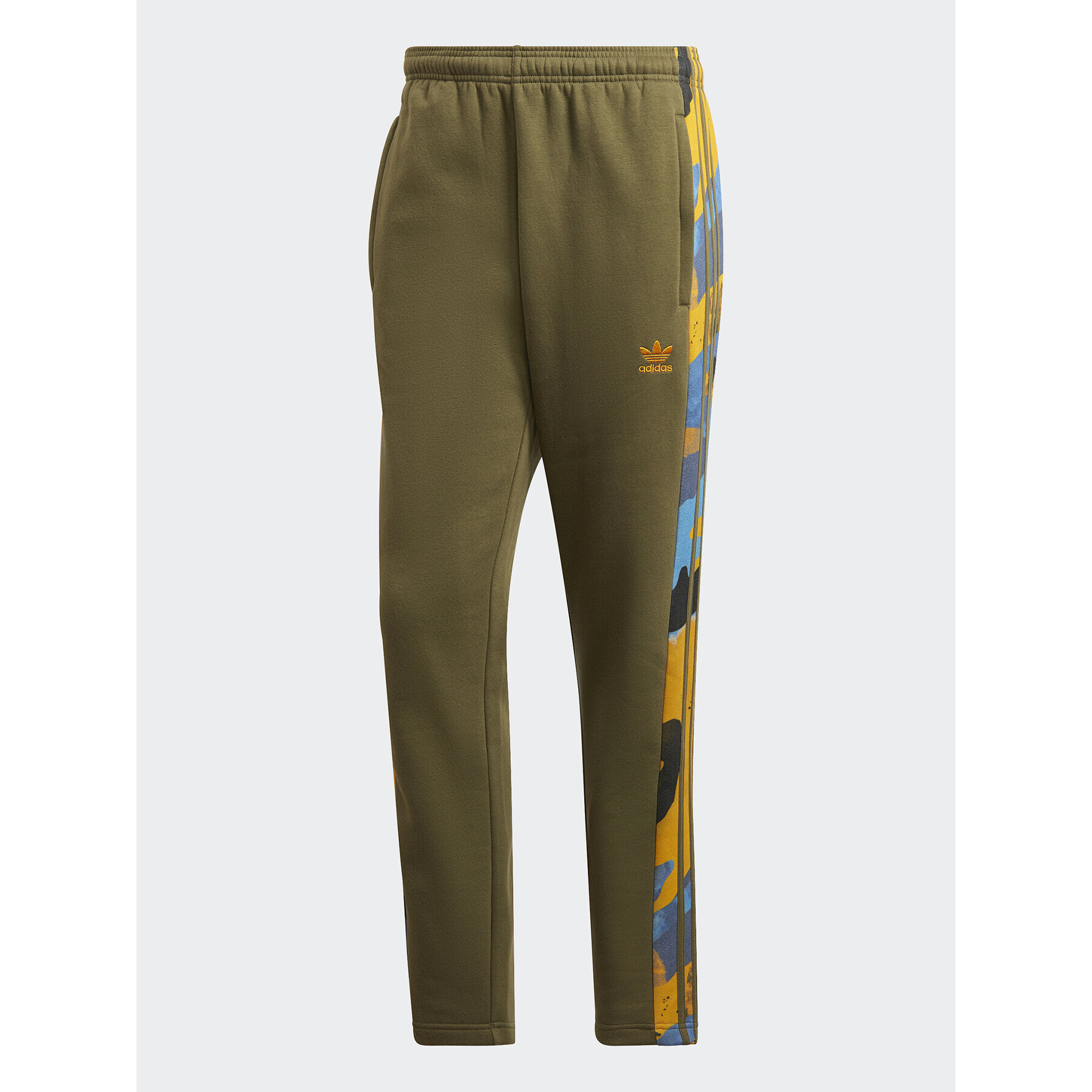 adidas Pantaloni trening Camo Series HK2807 Verde Regular Fit - Pled.ro