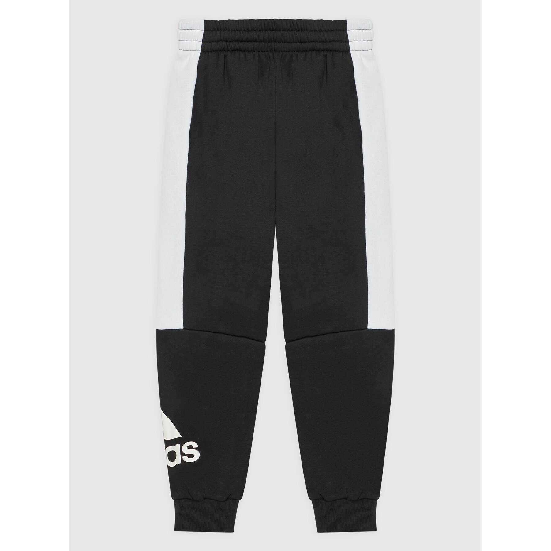 adidas Pantaloni trening Colorblock HC565 Negru Regular Fit - Pled.ro