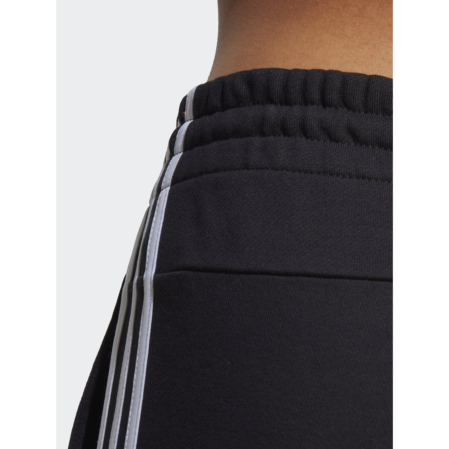 adidas Pantaloni trening Essentials 3-Stripes French Terry Cuffed Joggers IC8770 Negru Slim Fit - Pled.ro