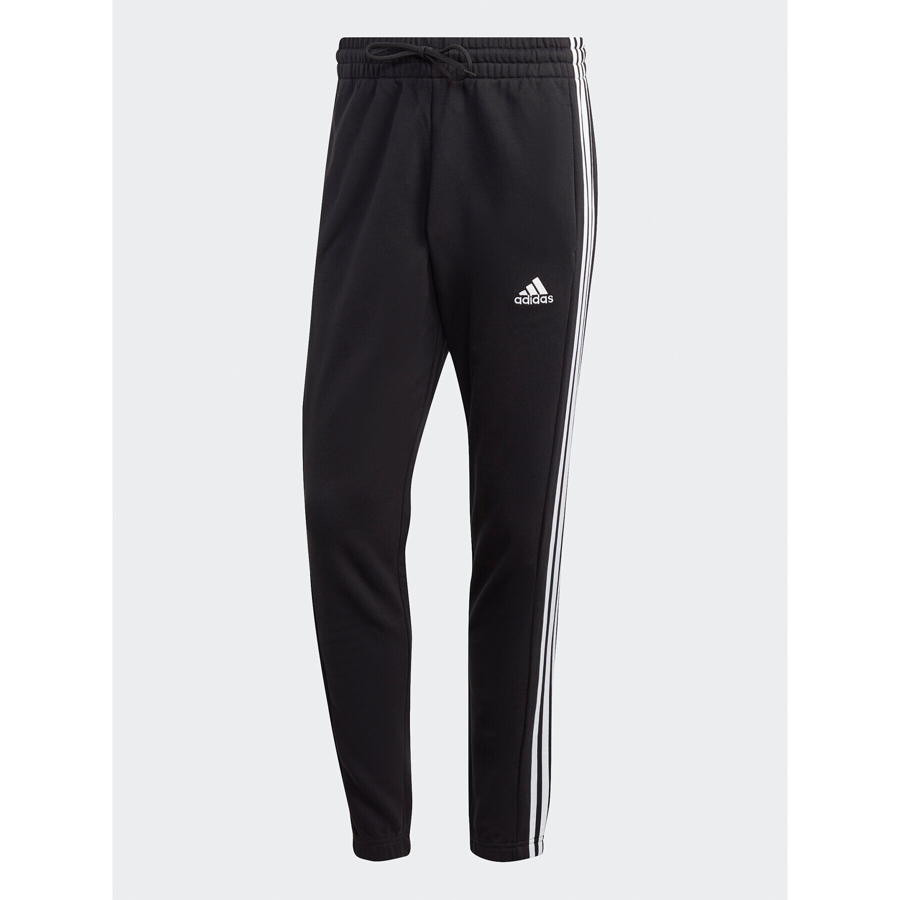 adidas Pantaloni trening Essentials French Terry Tapered Elastic Cuff 3-Stripes Joggers IC0050 Negru Regular Fit - Pled.ro