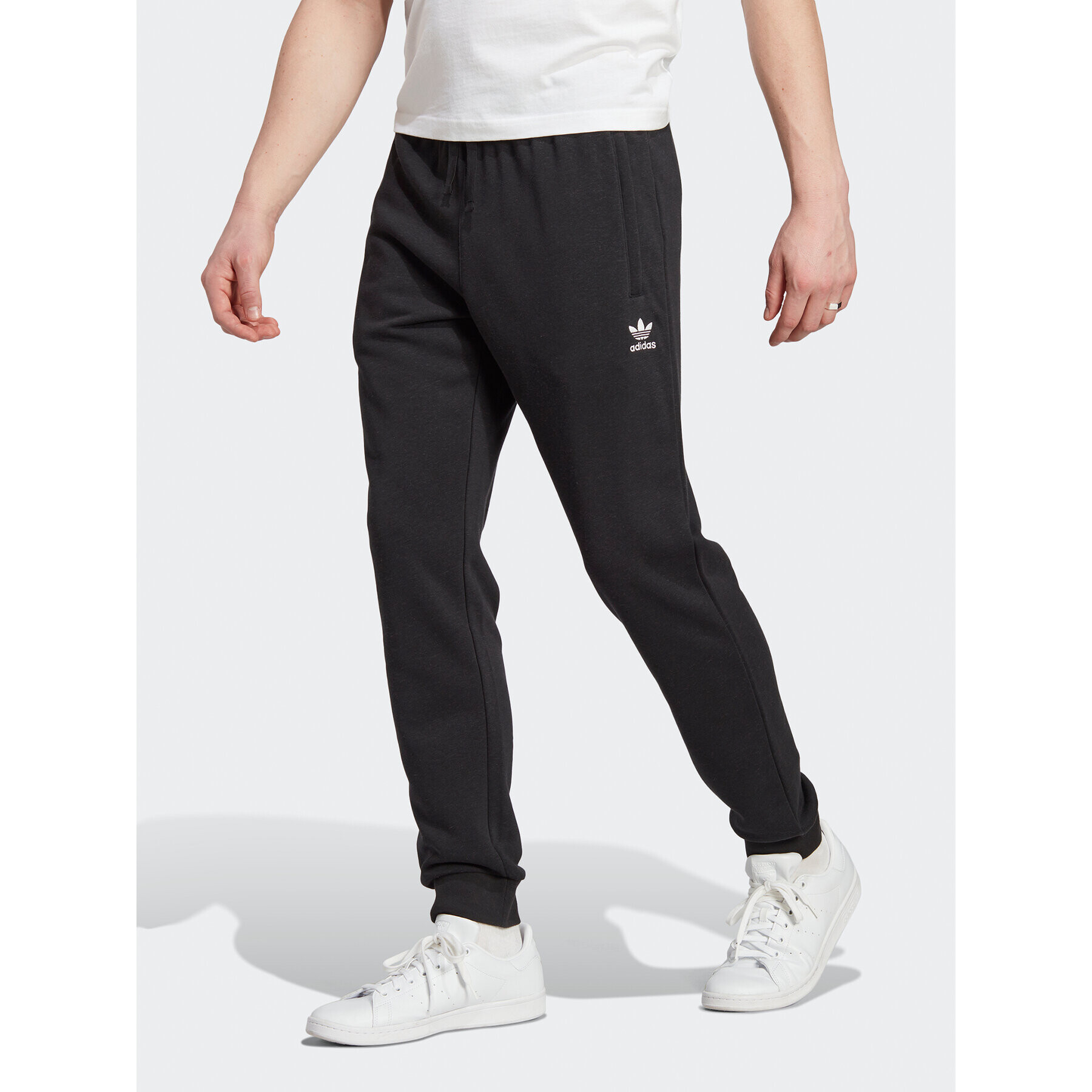 adidas Pantaloni trening Essentials+ Made with Hemp Joggers HR8616 Negru Slim Fit - Pled.ro