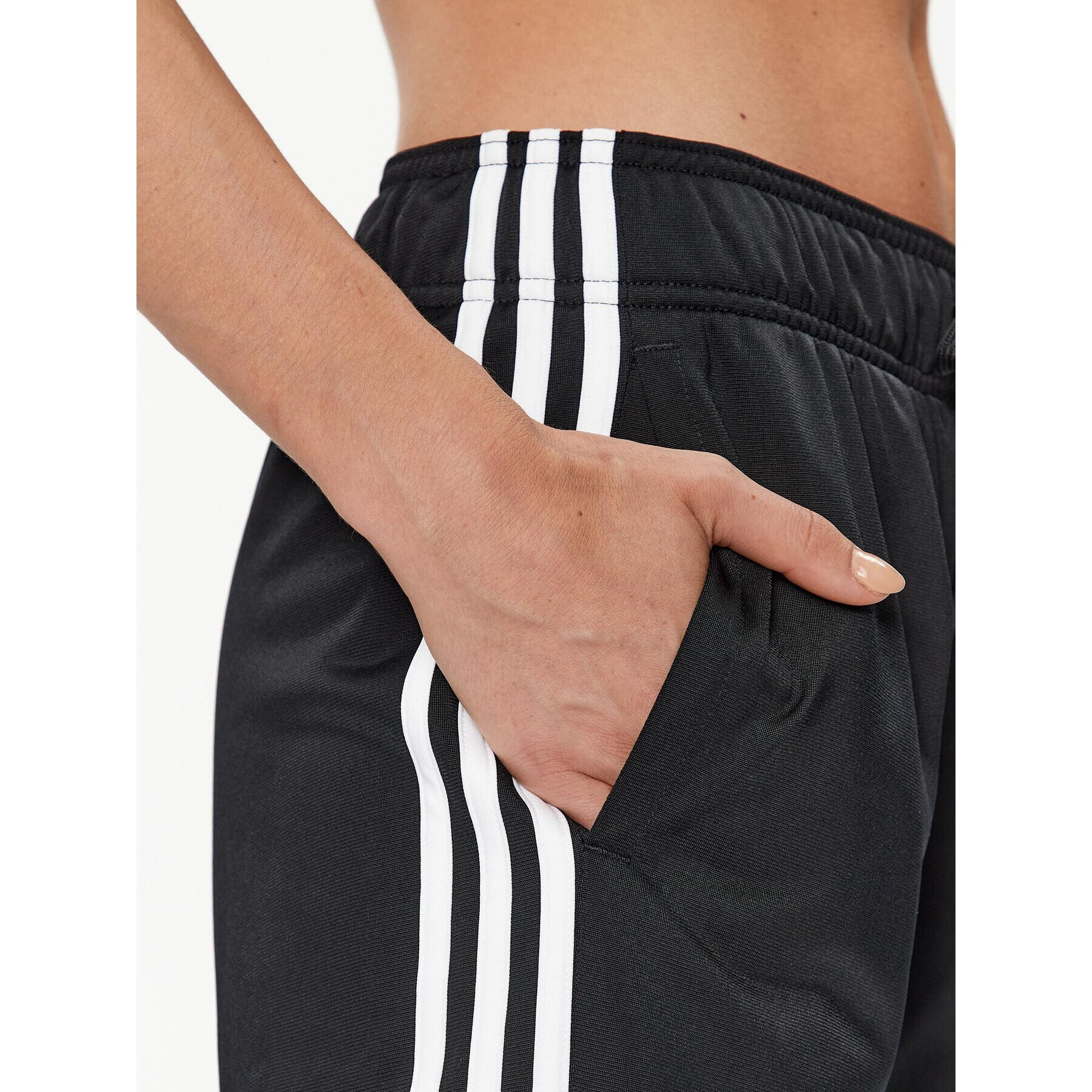 adidas Pantaloni trening Essentials Warm-Up 3-Stripes H48451 Negru Regular Fit - Pled.ro