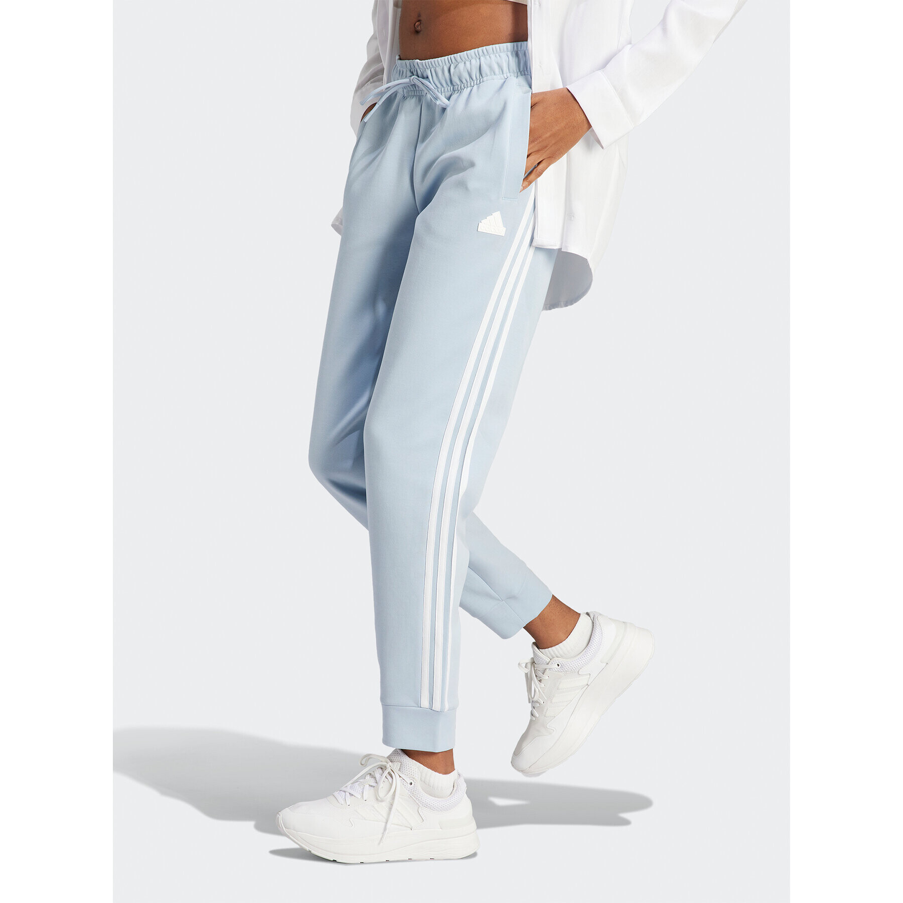 adidas Pantaloni trening Future Icons 3-Stripes IM2545 Albastru Regular Fit - Pled.ro