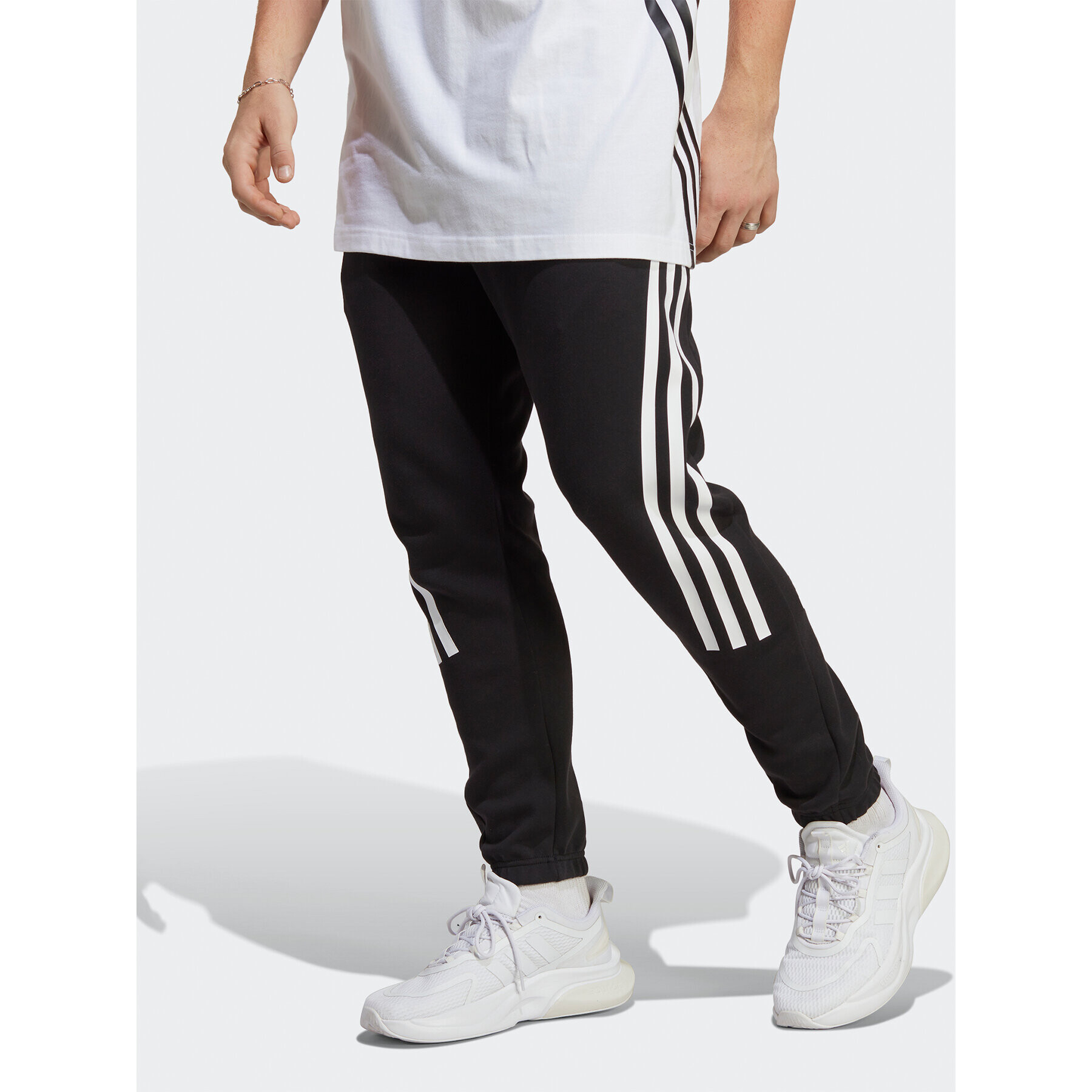 adidas Pantaloni trening Future Icons 3-Stripes Joggers IC8254 Negru Regular Fit - Pled.ro