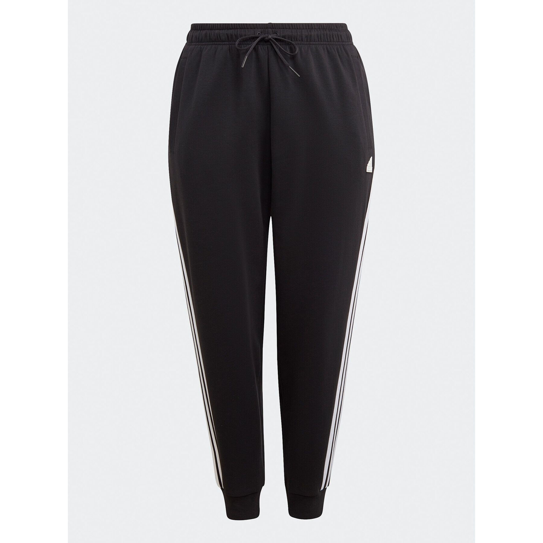 adidas Pantaloni trening Future Icons 3-Stripes Regular Tracksuit Bottoms (Plus Size) HT4703 Negru Regular Fit - Pled.ro