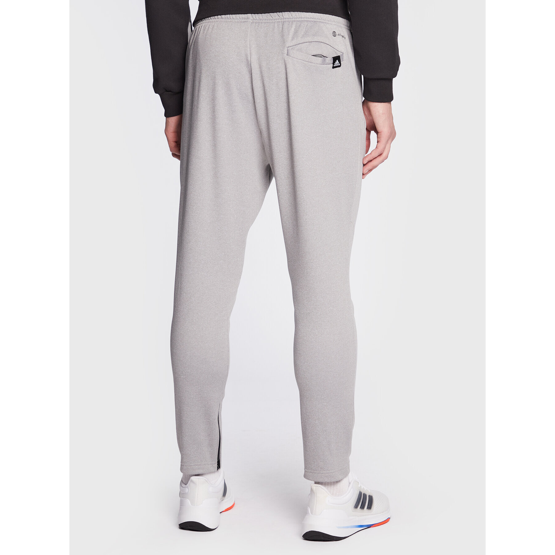 adidas Pantaloni trening Game And Go Small HL2179 Gri Regular Fit - Pled.ro