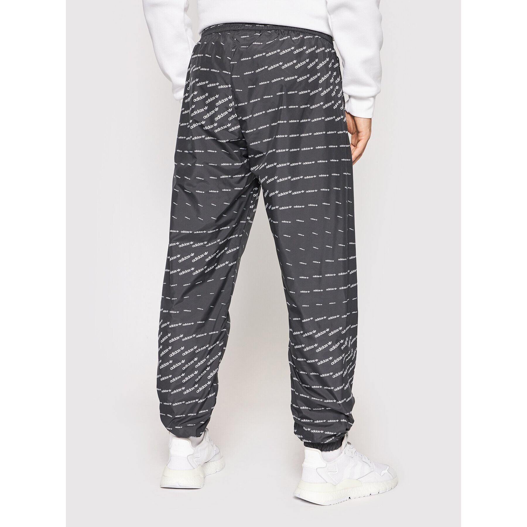 adidas Pantaloni trening Graphics Monogram H13484 Negru Regular Fit - Pled.ro