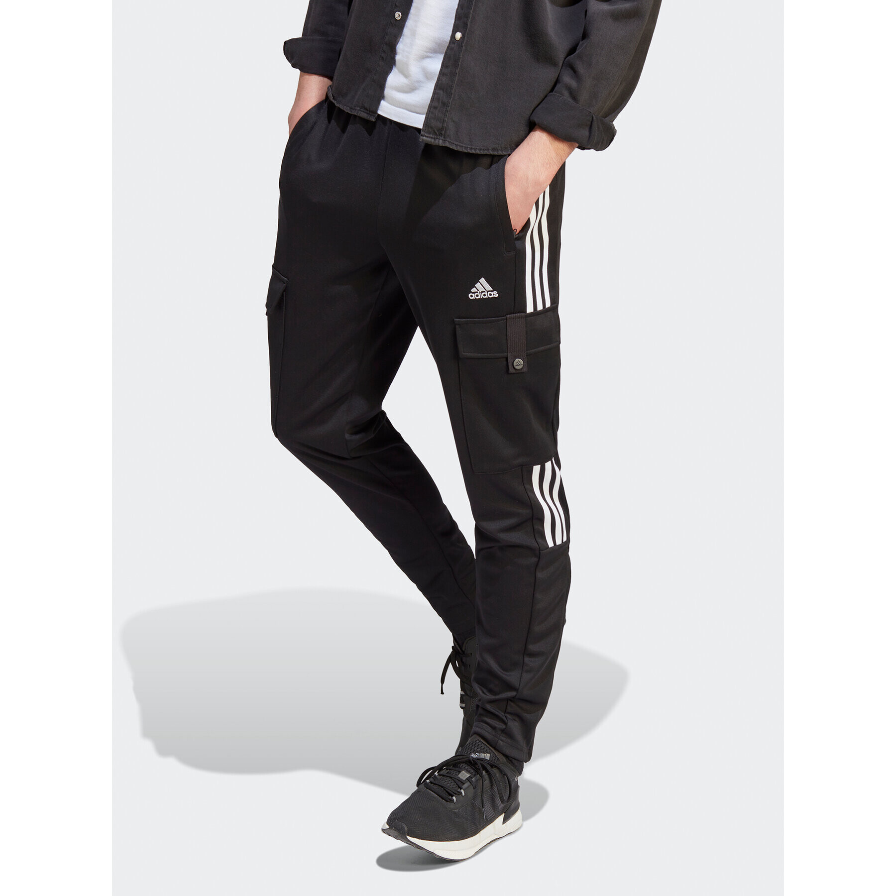 adidas Pantaloni trening IA3067 Negru Regular Fit - Pled.ro