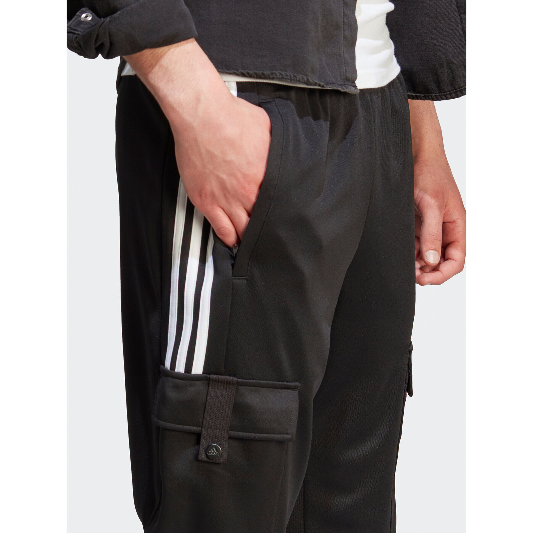 adidas Pantaloni trening IA3067 Negru Regular Fit - Pled.ro