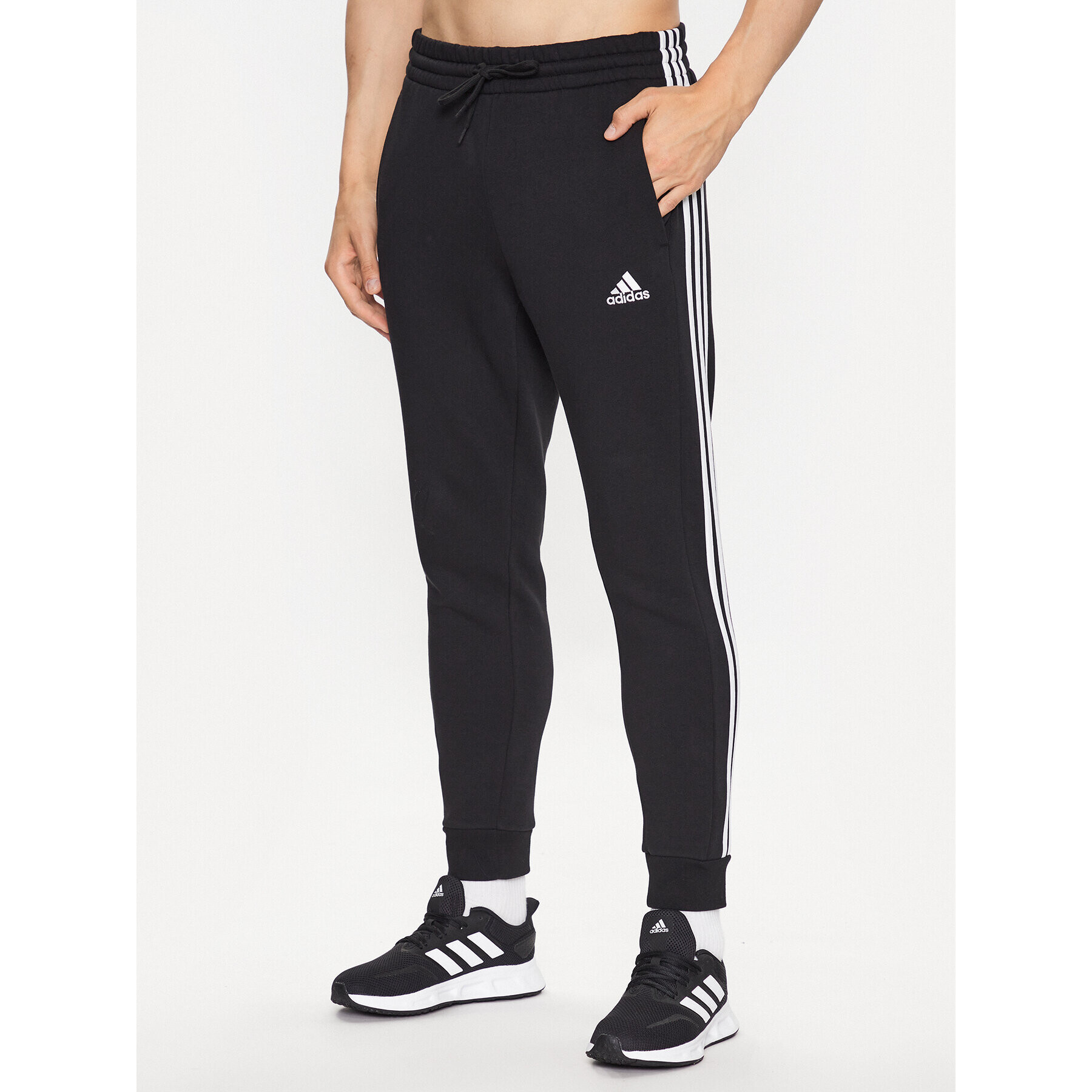 adidas Pantaloni trening IB3999 Negru Slim Fit - Pled.ro