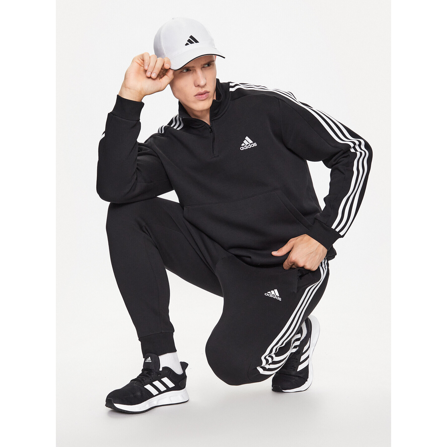 adidas Pantaloni trening IB3999 Negru Slim Fit - Pled.ro