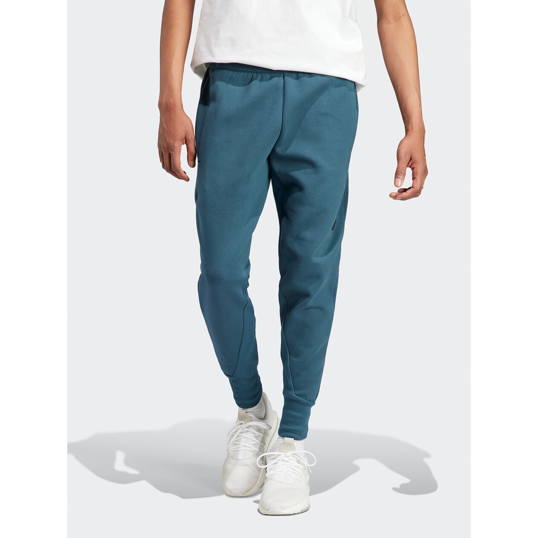 adidas Pantaloni trening IN5100 Turcoaz Regular Fit - Pled.ro