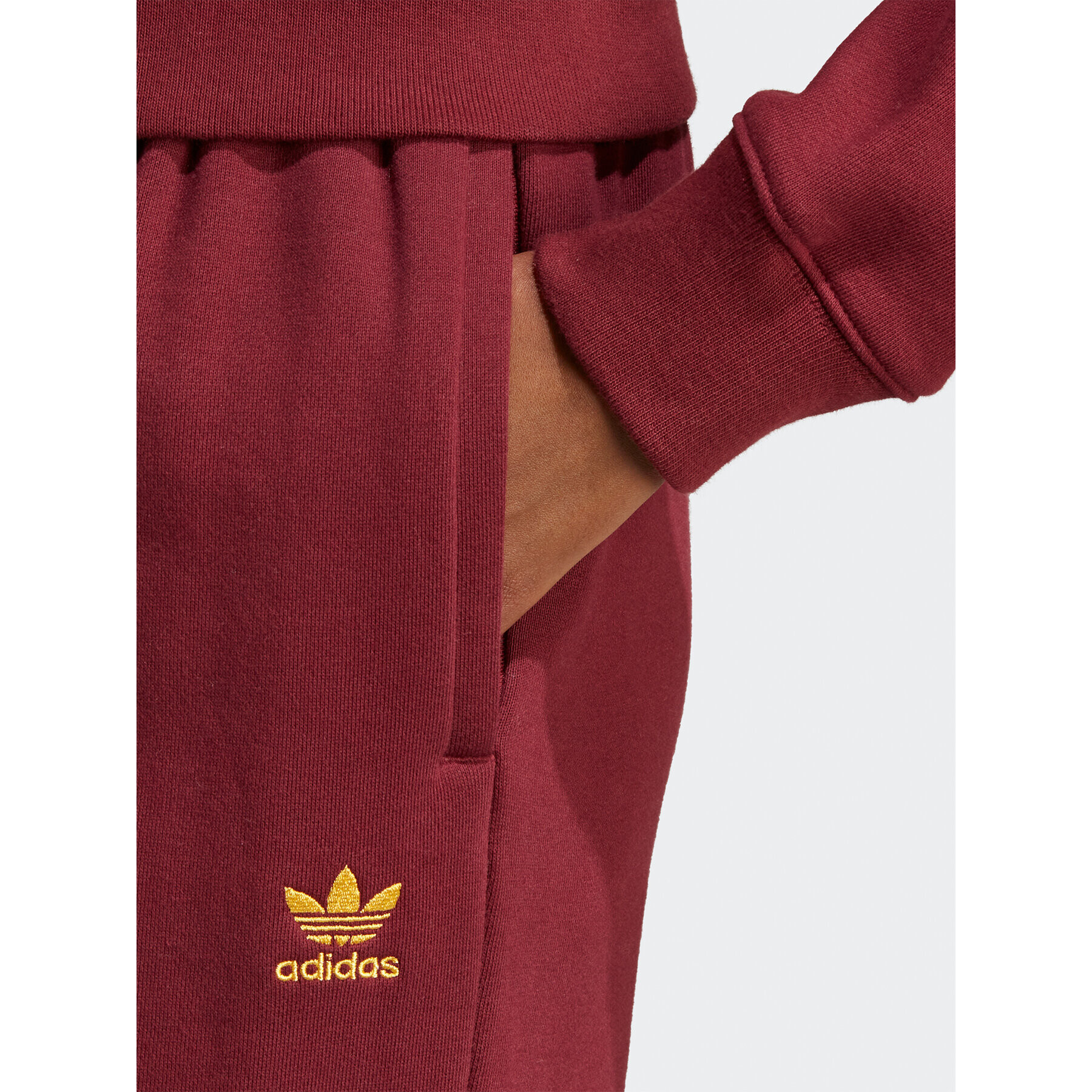 adidas Pantaloni trening Joggers IC6035 Roșu Slim Fit - Pled.ro