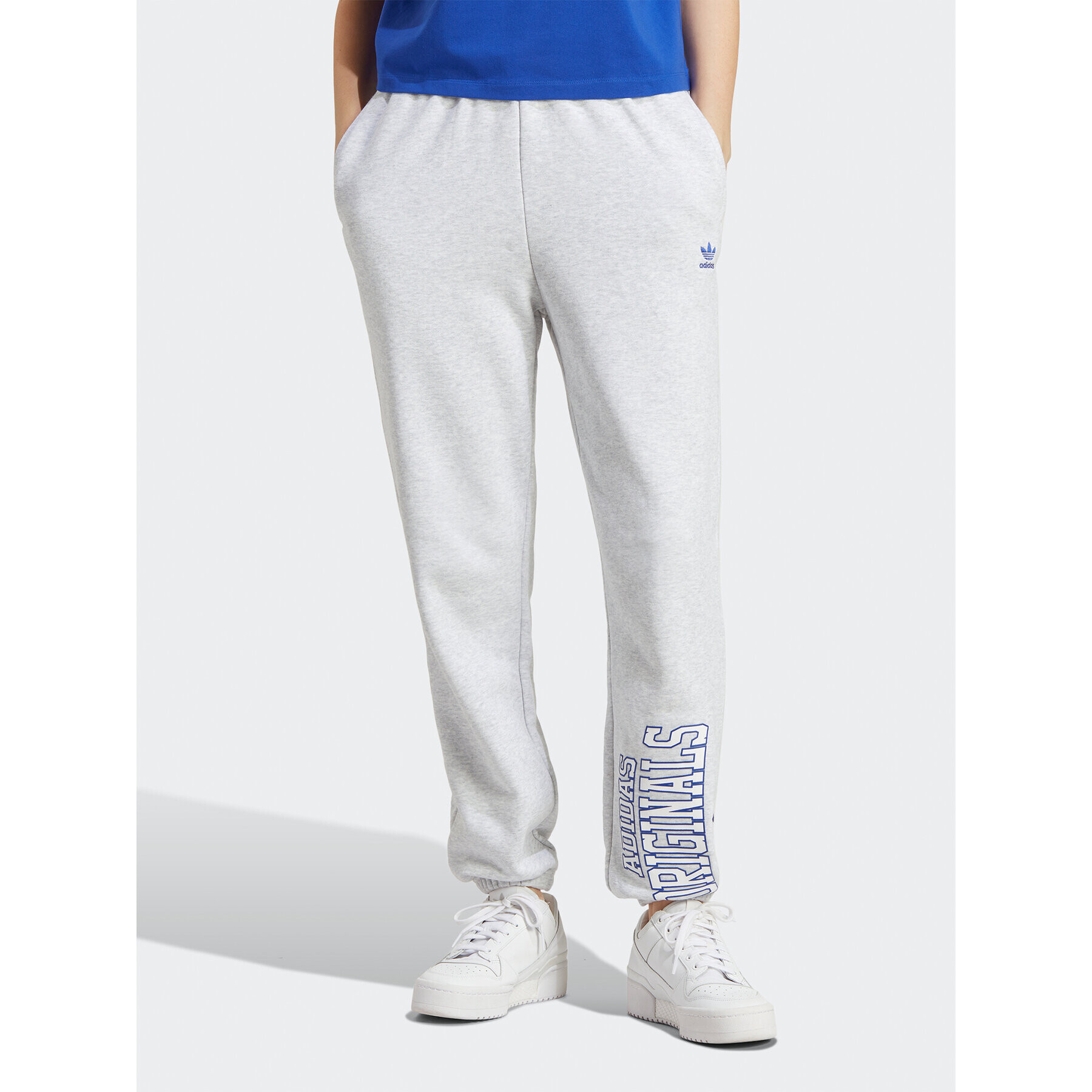 adidas Pantaloni trening Joggers IC6036 Gri Slim Fit - Pled.ro