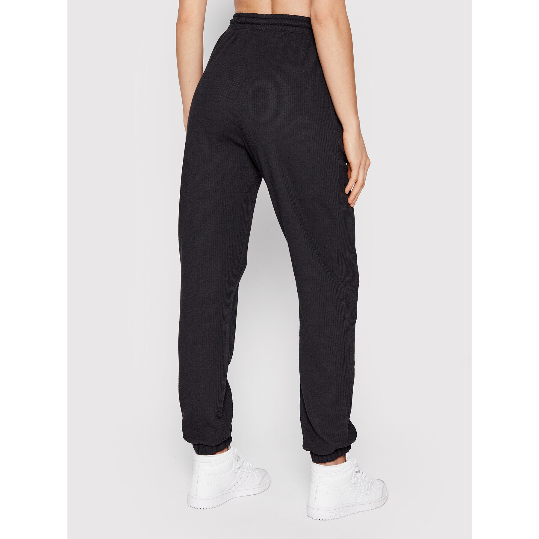 adidas Pantaloni trening Rib Cuffed HE9505 Negru Regular Fit - Pled.ro