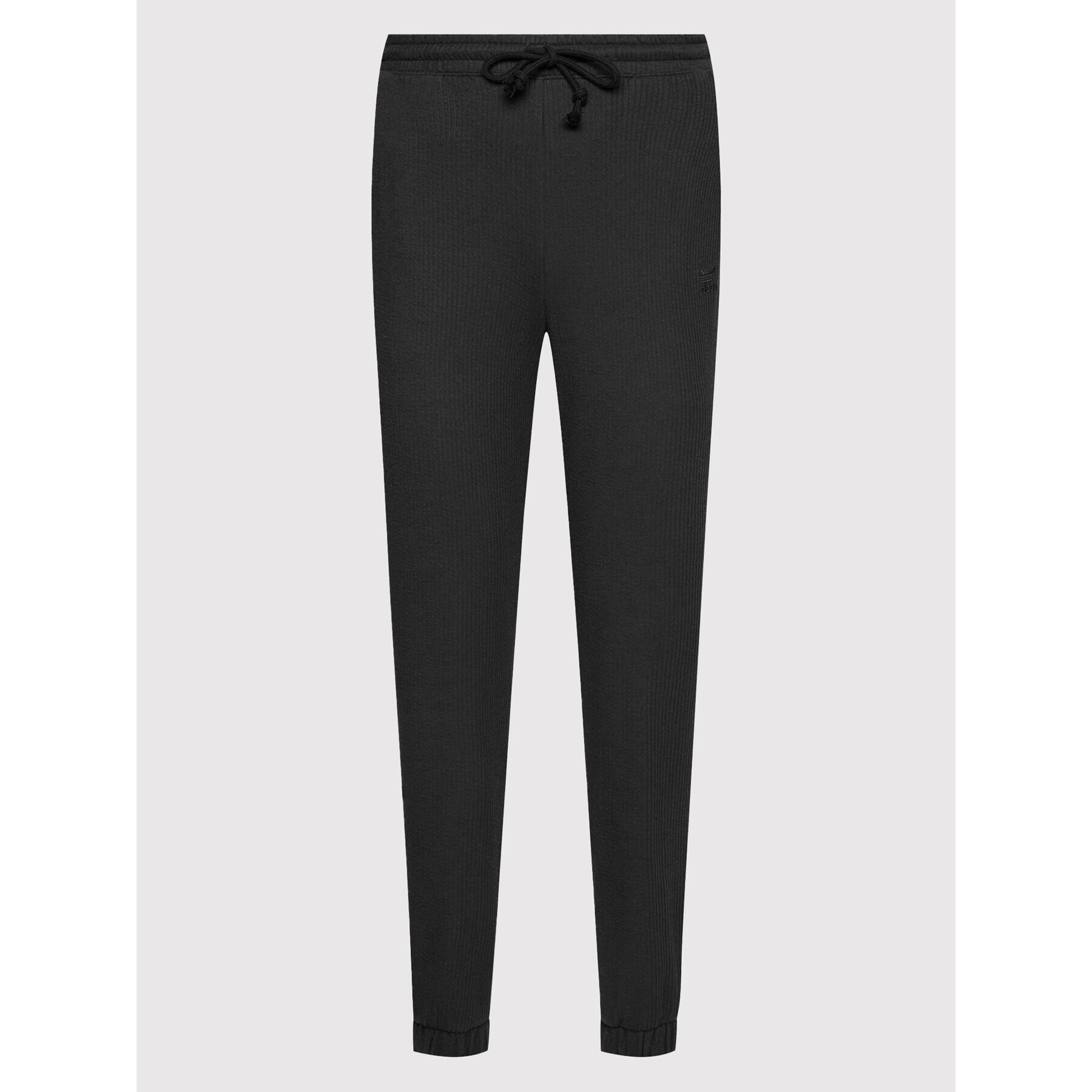 adidas Pantaloni trening Rib Cuffed HE9505 Negru Regular Fit - Pled.ro